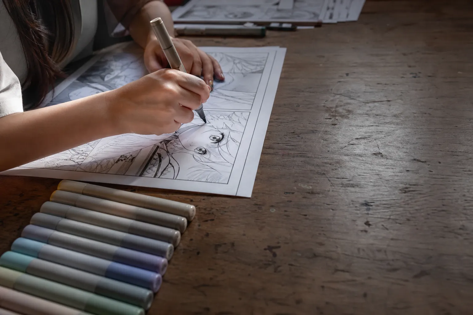 girl-s-hand-drawing-anime-manga-sketch-with-alcoho-2022-11-15-14-03-55-utc