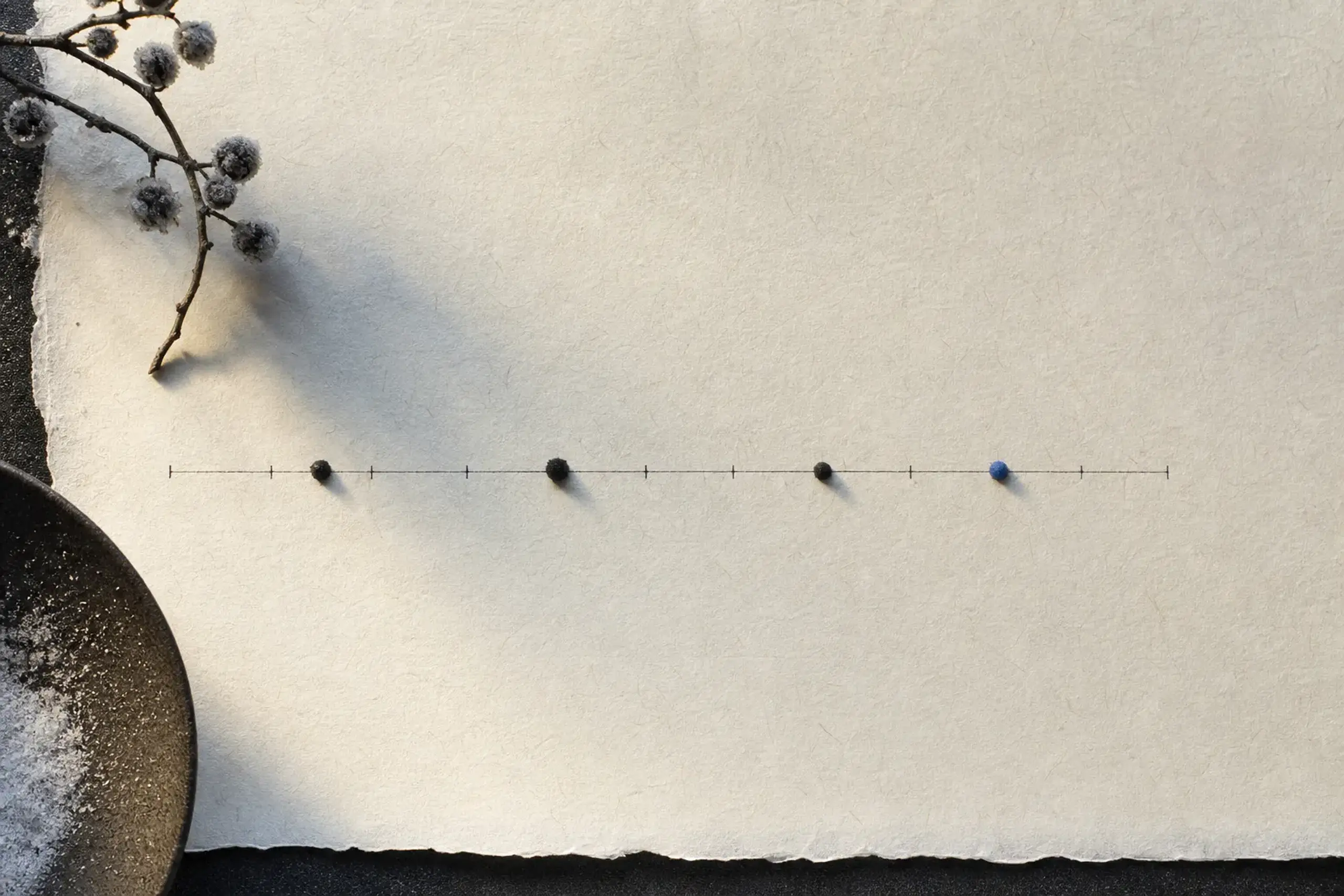 Minimalist 2026 calendar timeline marking Japan luxury hotel and museum opening dates by month