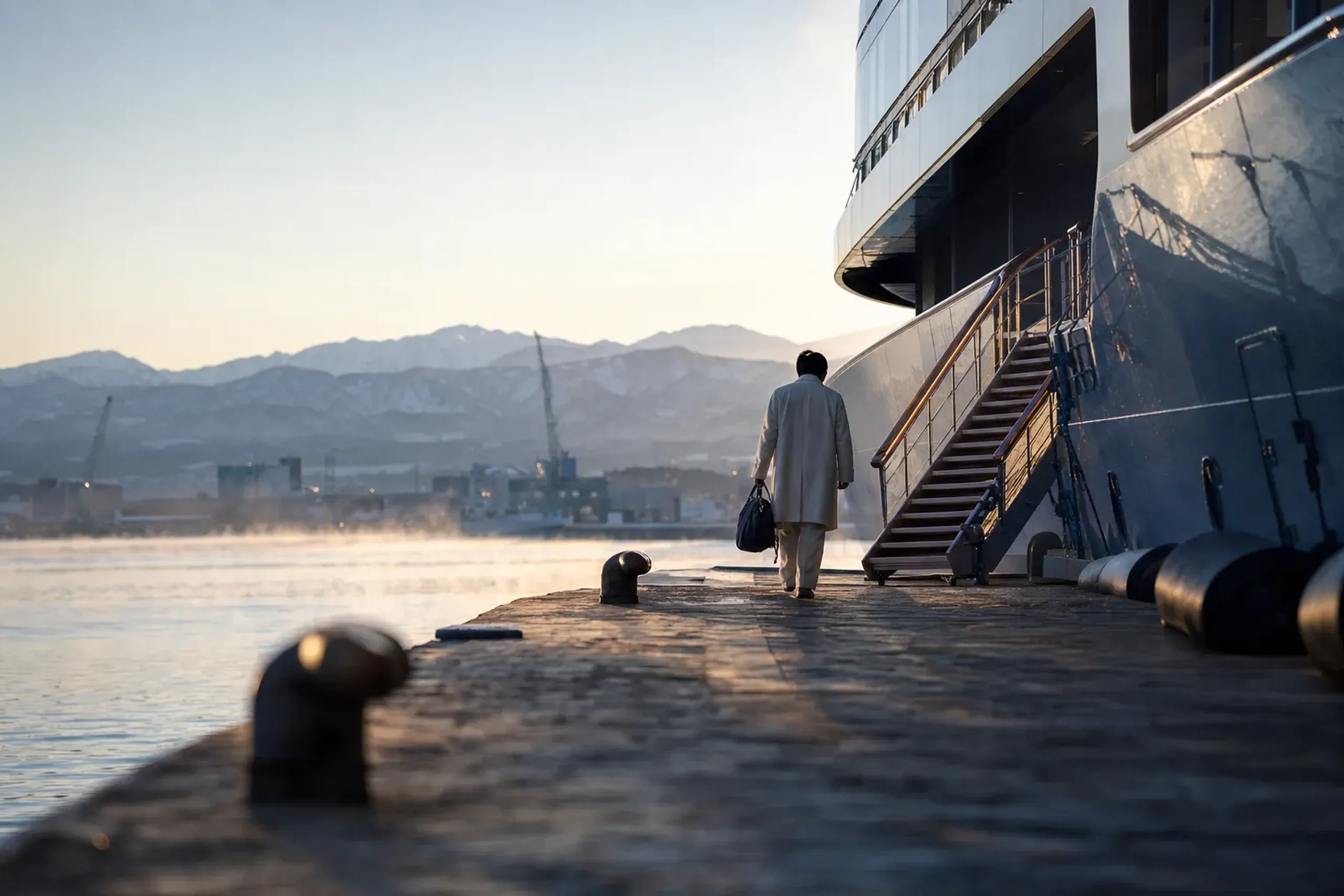 A Private Day Ashore at Akita, Gangway to Gangway