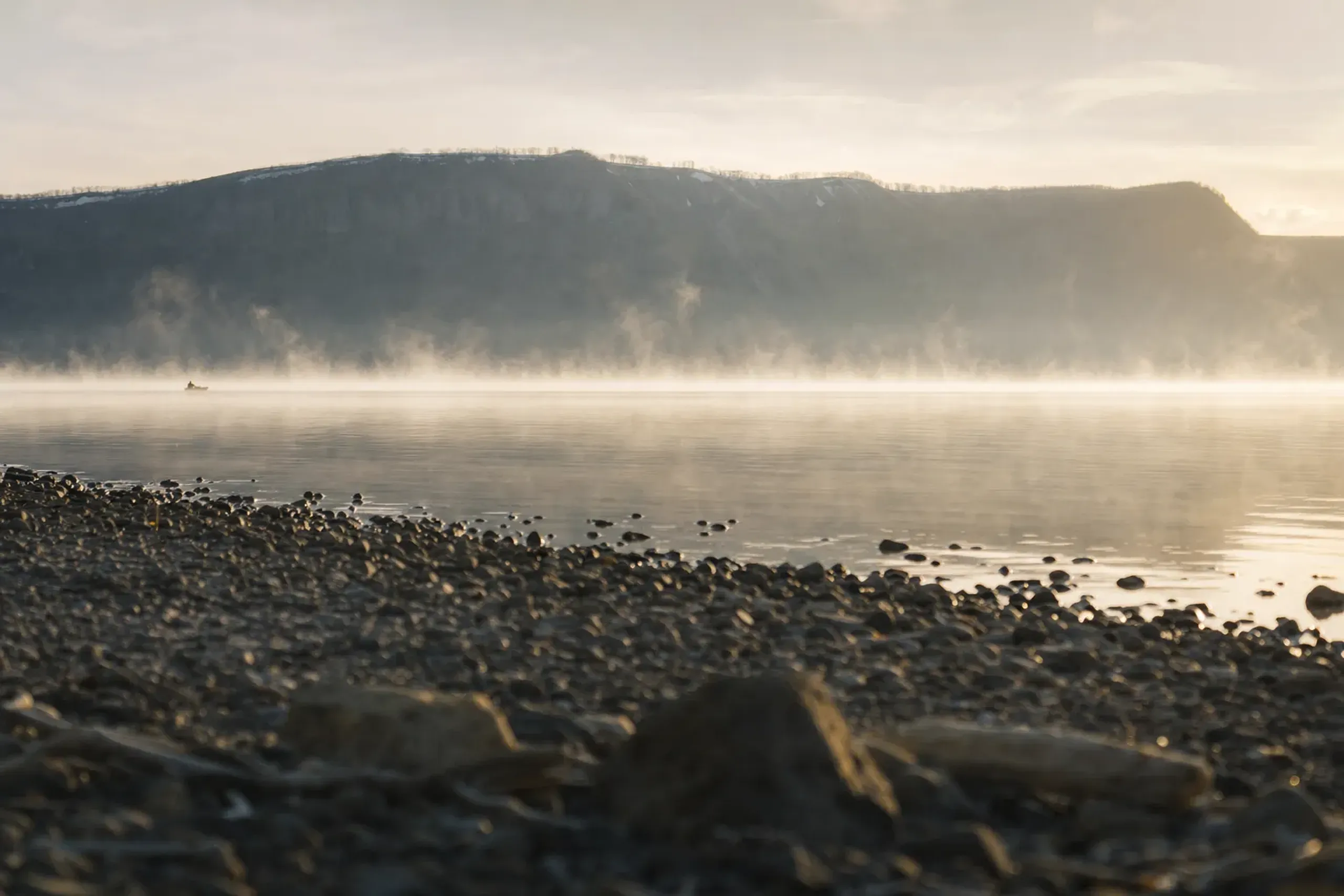 Kussharo is Japan's largest caldera lake — about 80 square