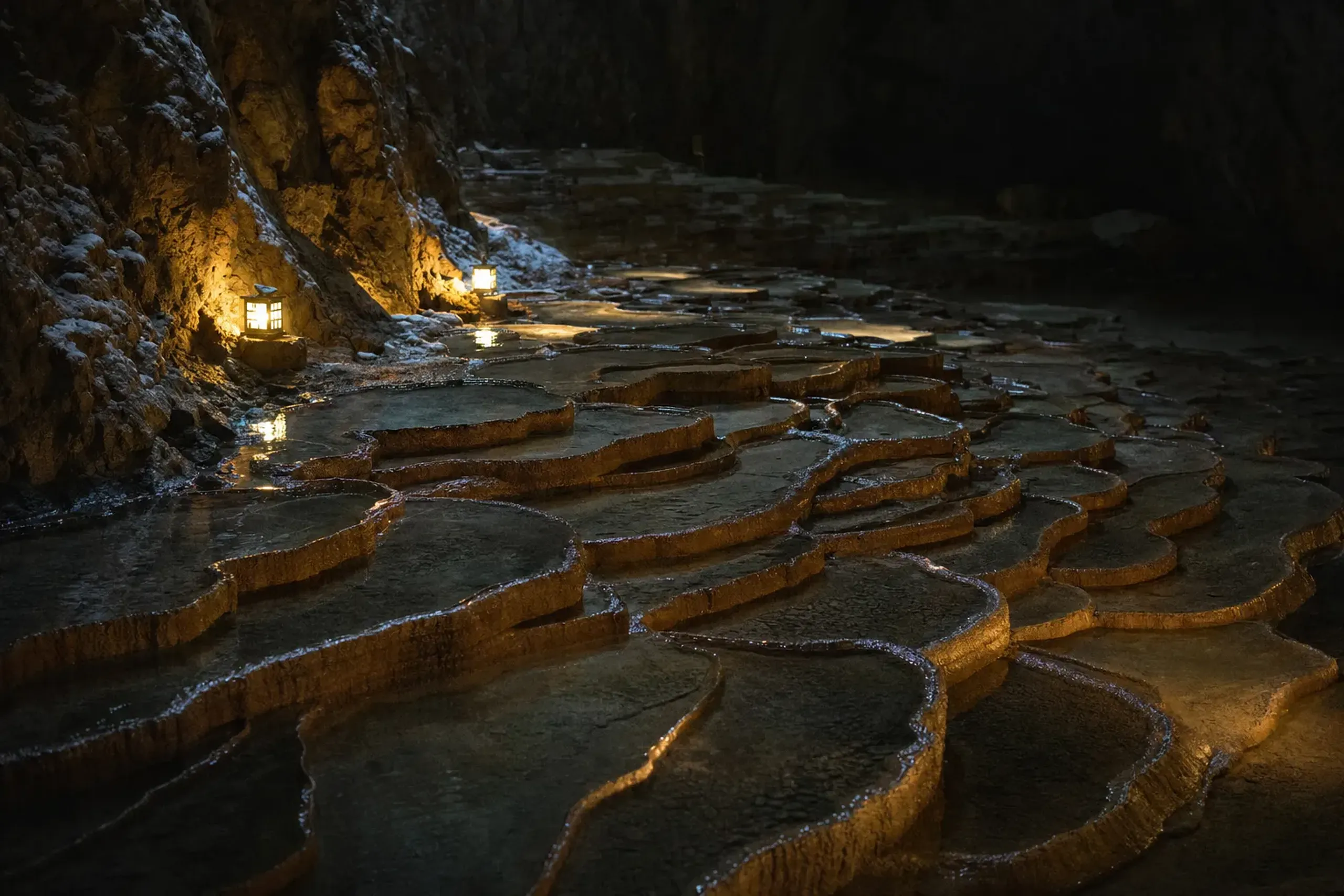 Akiyoshidō has many formations, but three are the spine of