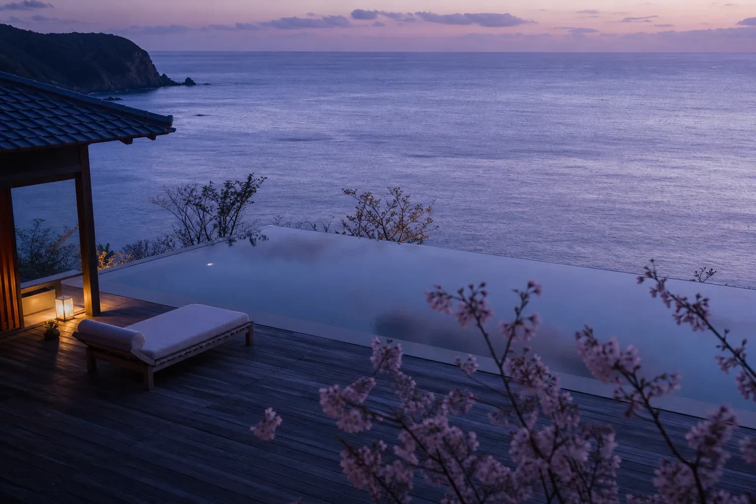 Private beachfront villa with plunge pool overlooking the ocean on Amami Oshima
