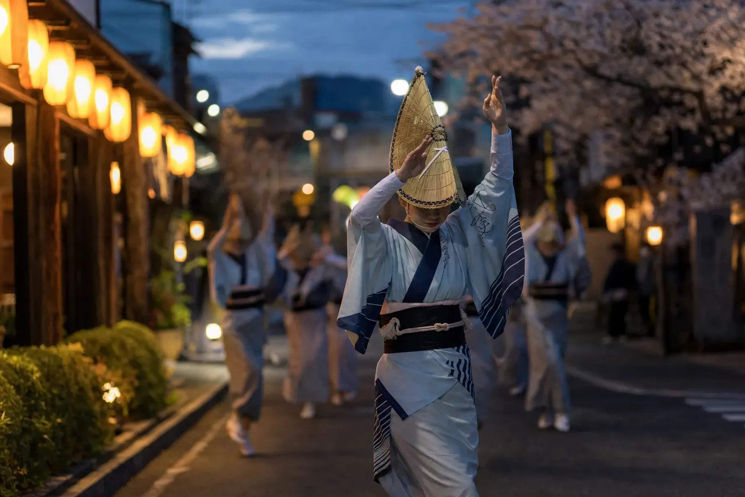 Still, it fits the feeling of Awa Odori. The festival
