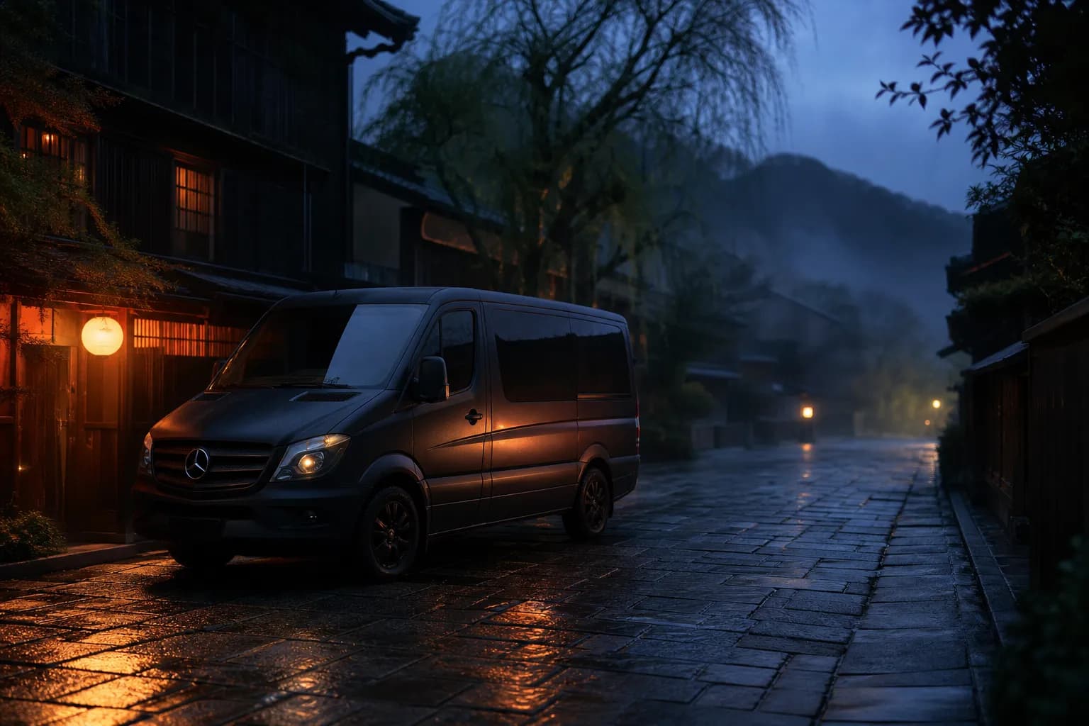 best travel agency in Japan-most luxurious travel agency-Mercedes-Benz Sprinter