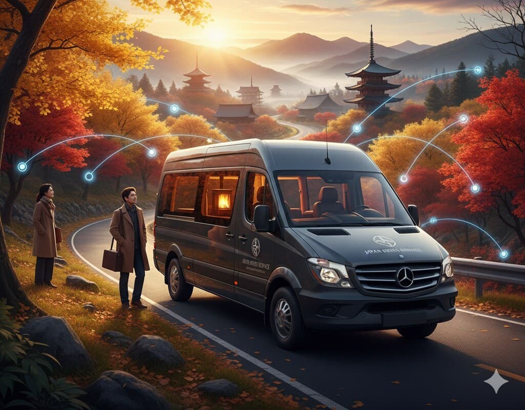 best travel agency in Japan-most luxurious travel agency-Mercedes-Benz Sprinter