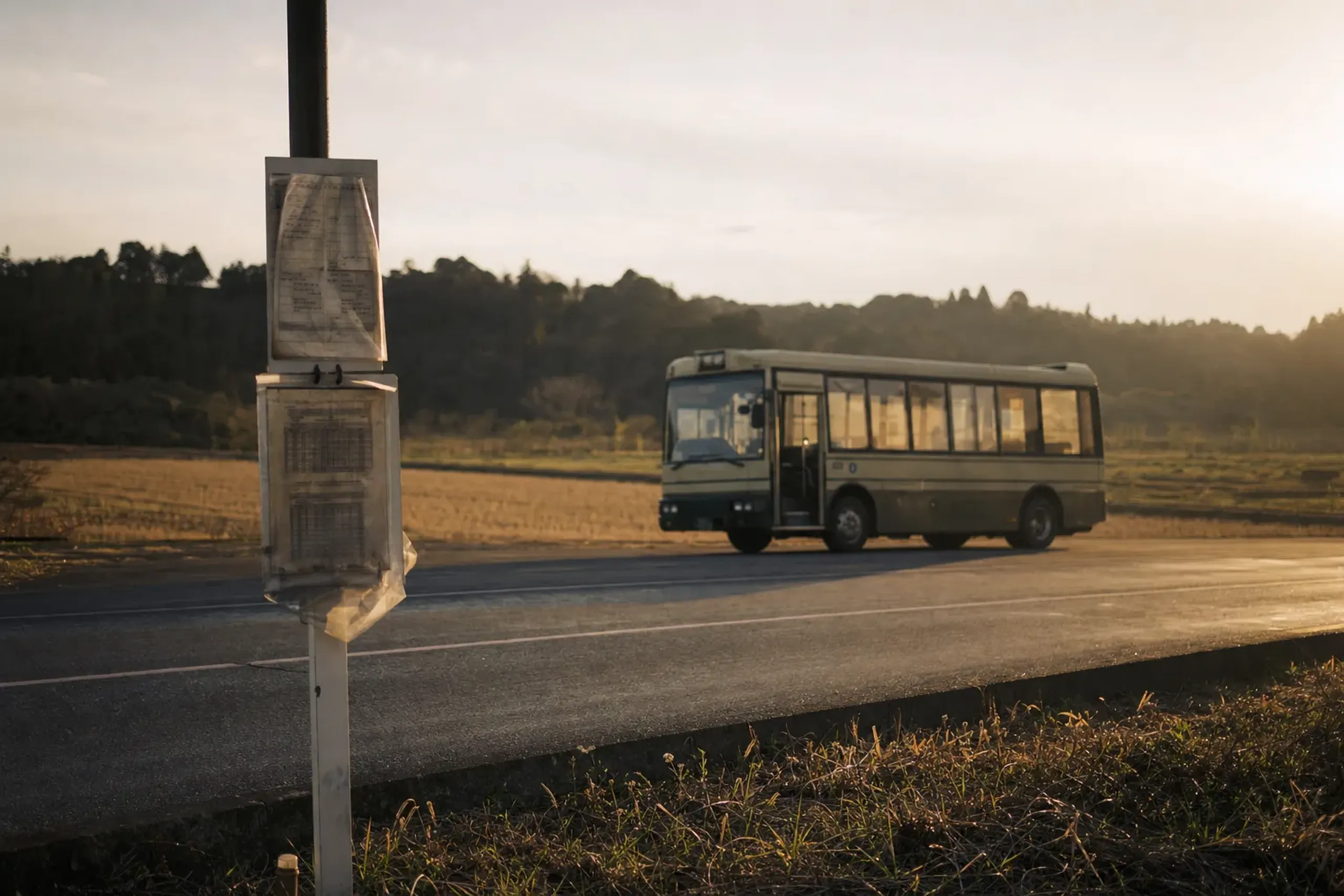 Replacement buses are running instead. That changes the phot