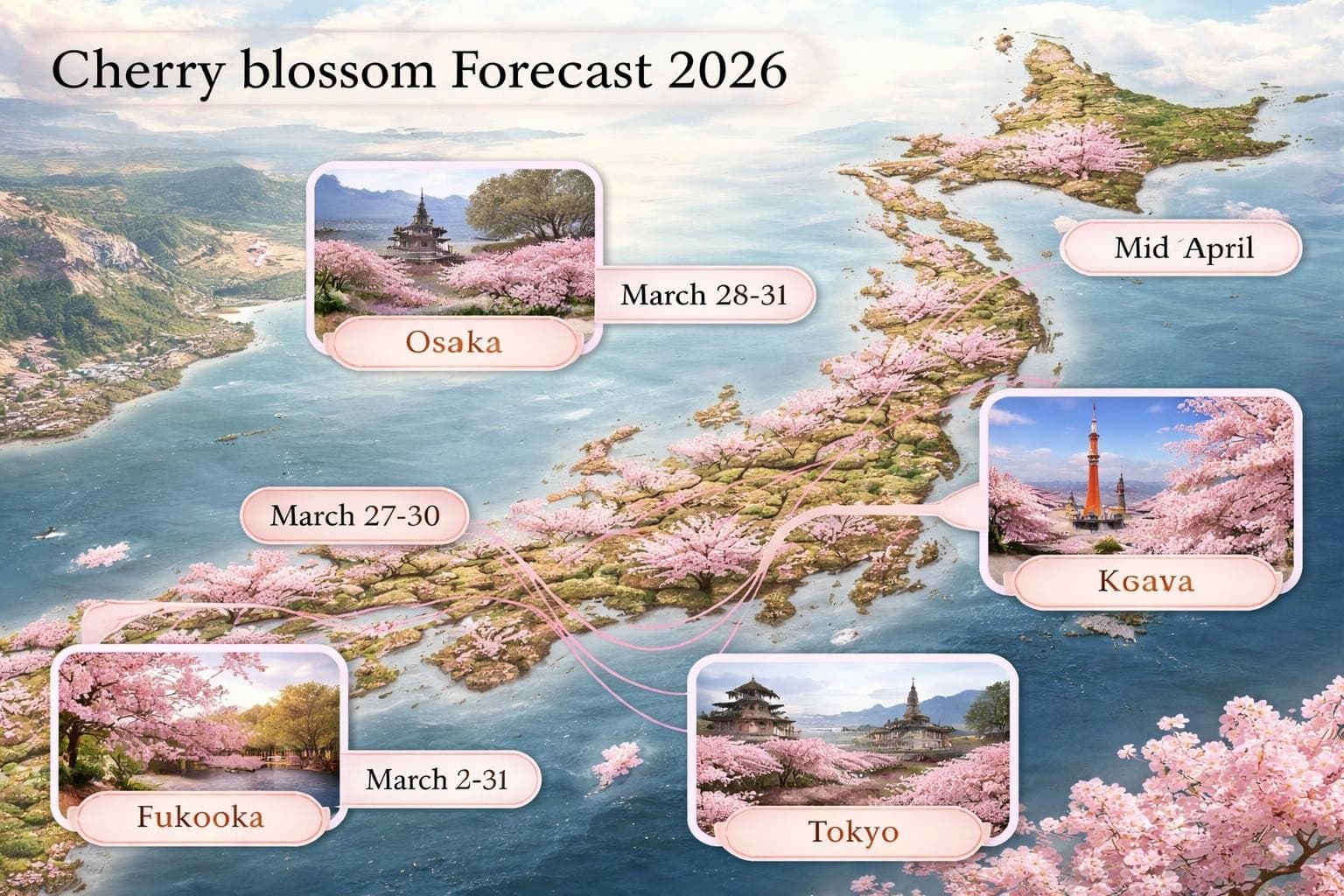 When to See Sakura: 2026 Cherry Blossom Forecast & Luxury Guide