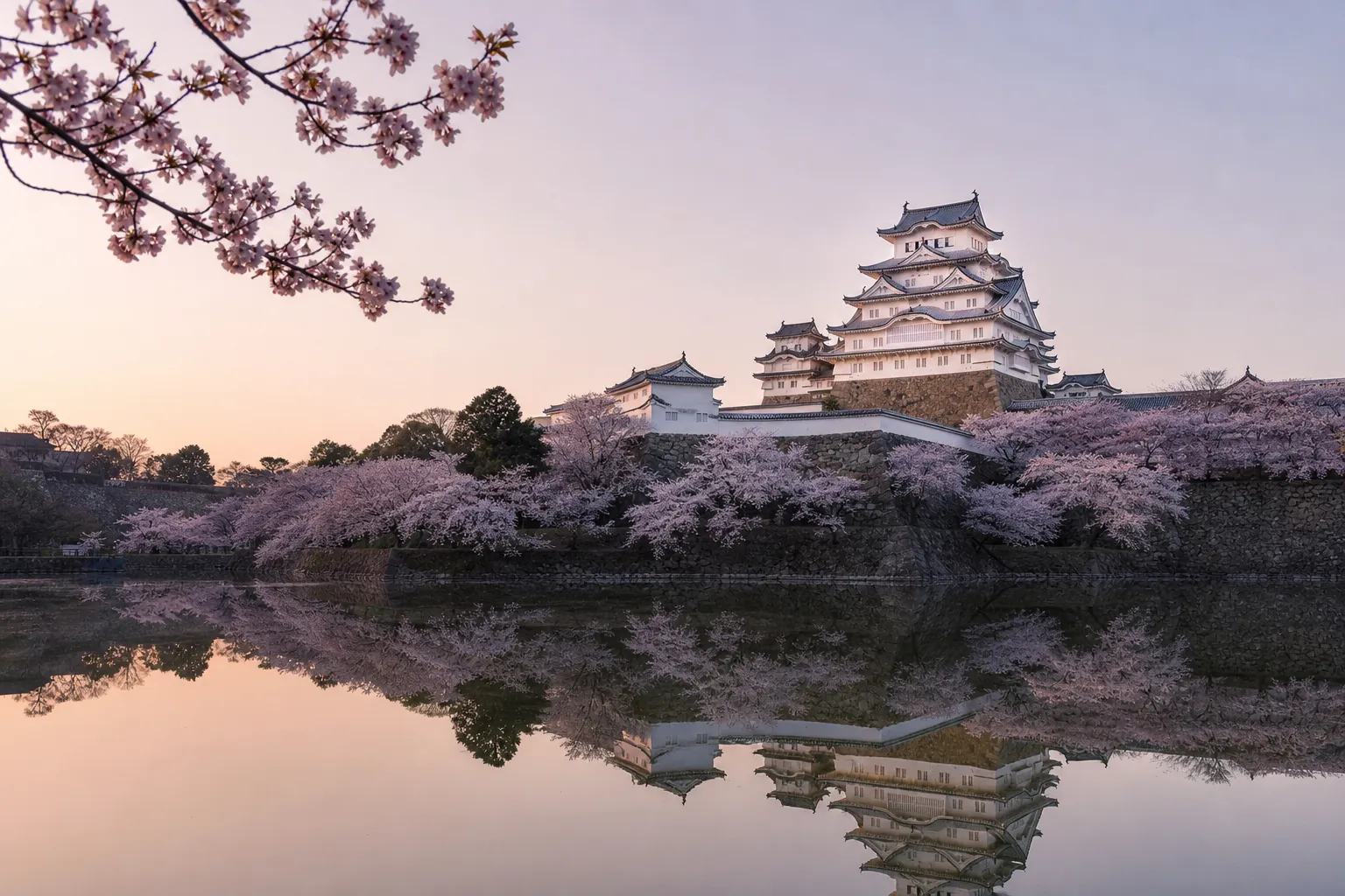 Blossom_castle_himeji_castle_japan_reflection_sakura_spring_4k_5k_hd_travel 51202880
