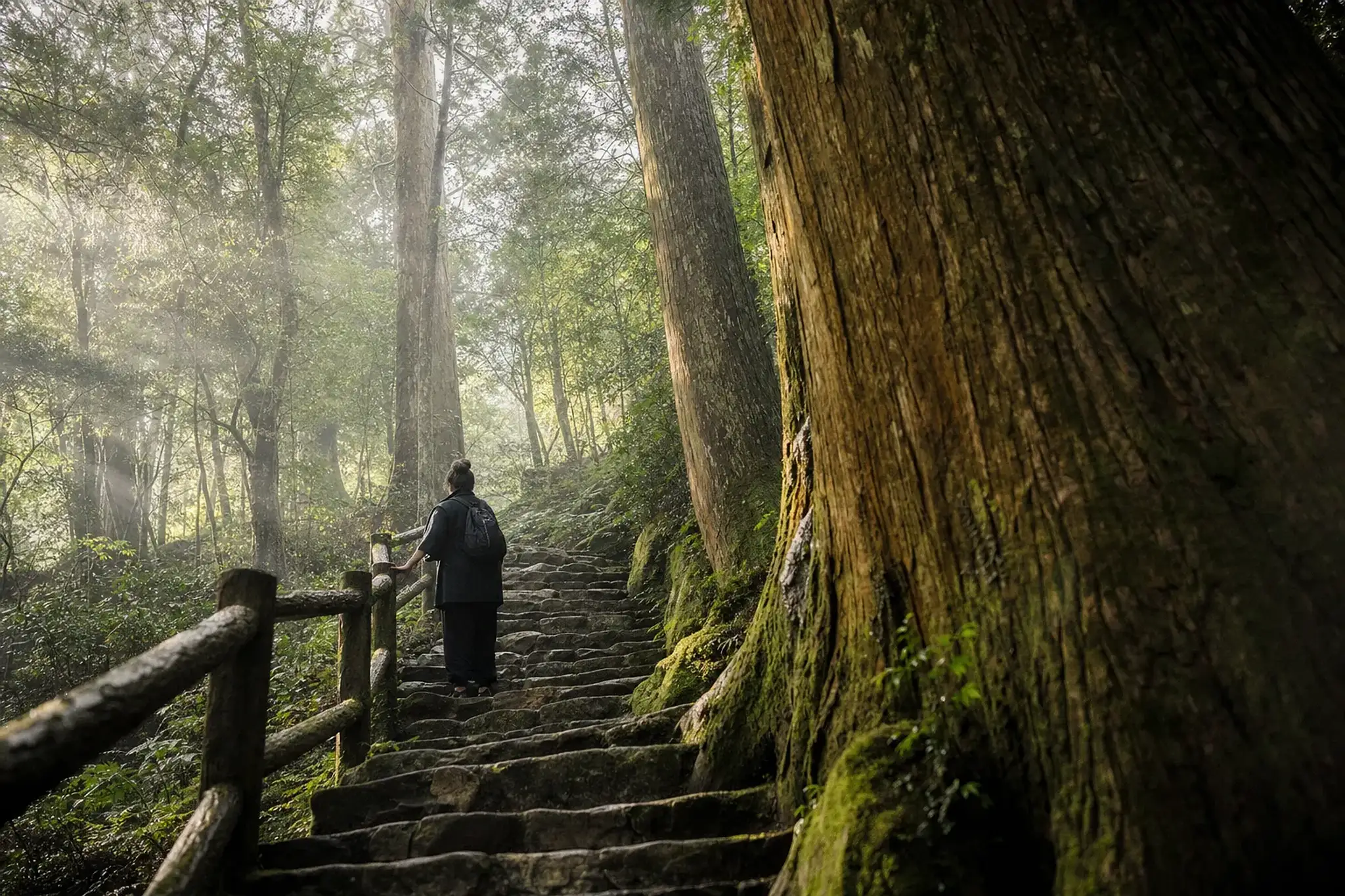 About 300 steps lead you to the pagoda. You know