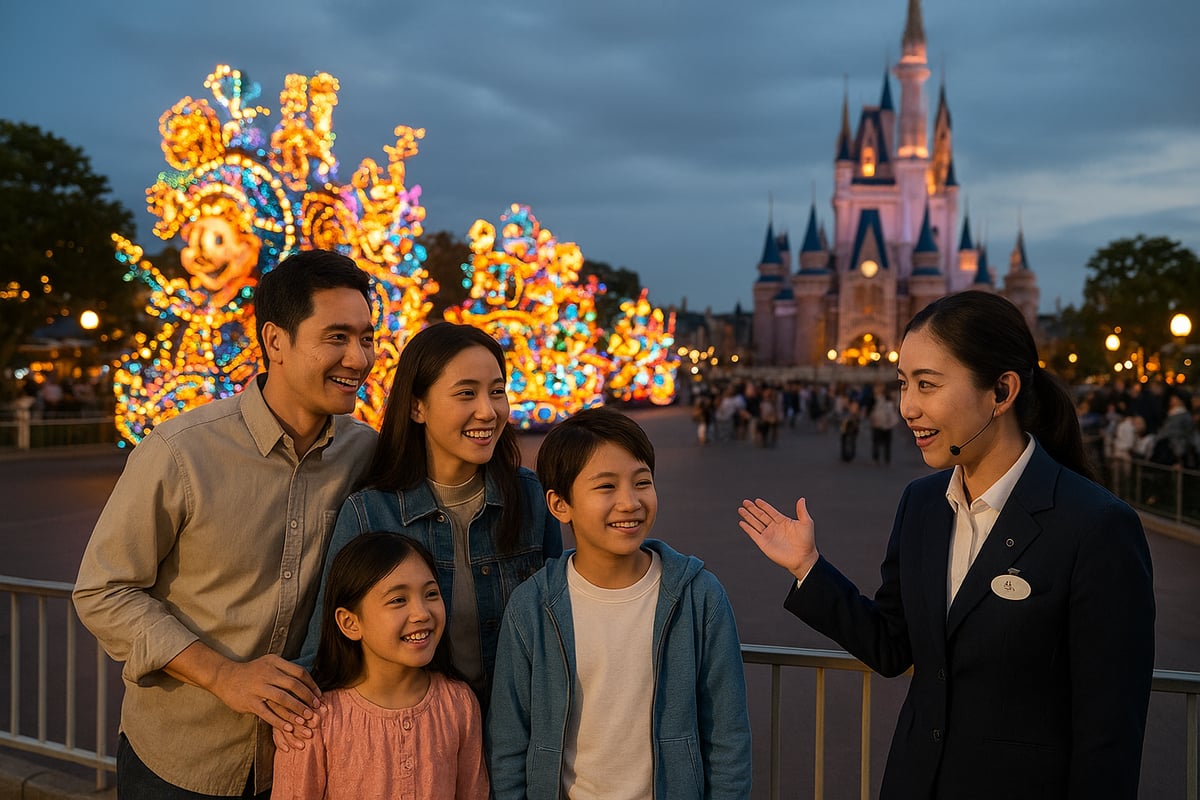 The quiet luxury of a guided Tokyo Disney day.