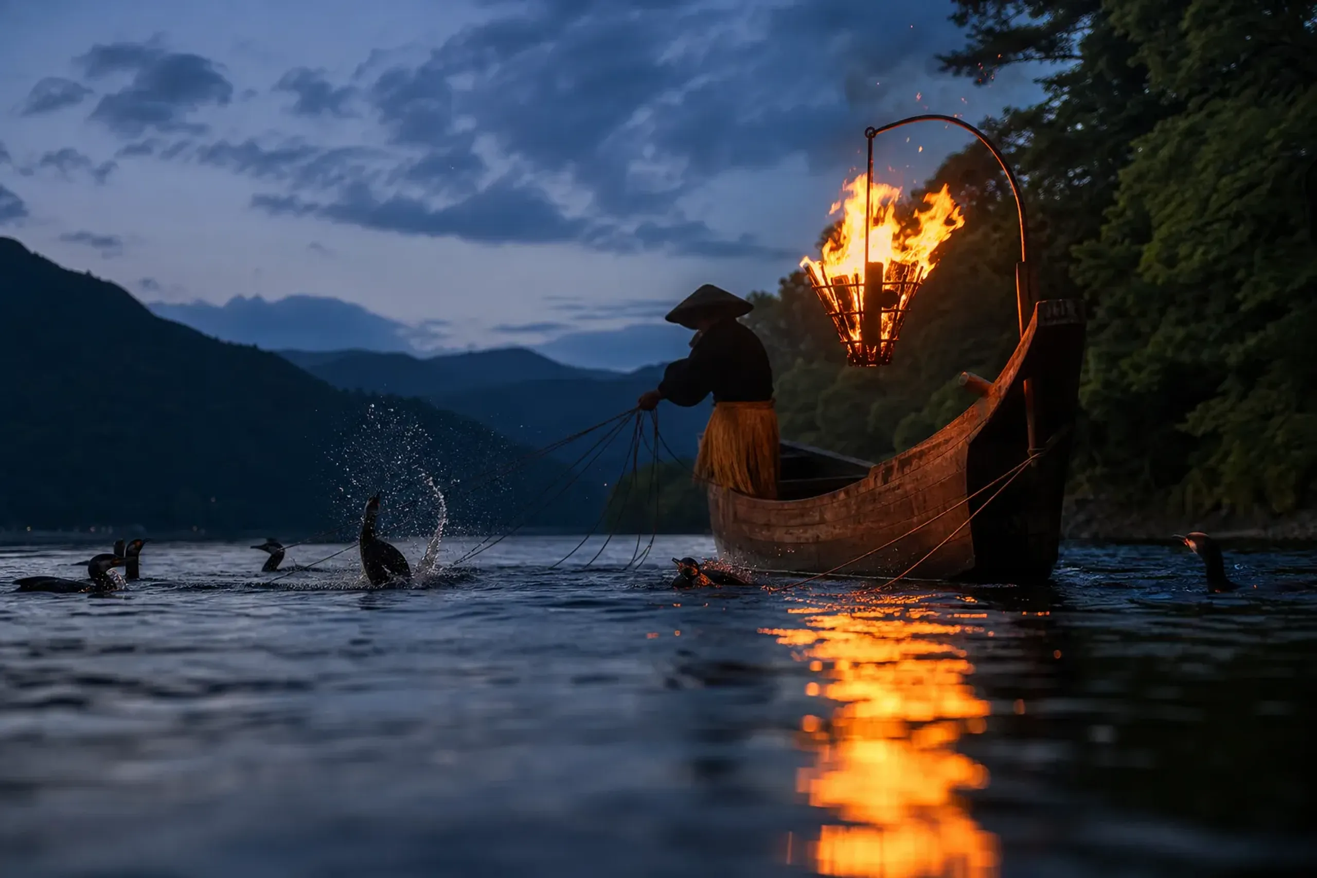 Explore Gifu Night Cormorant Fishing by JRS