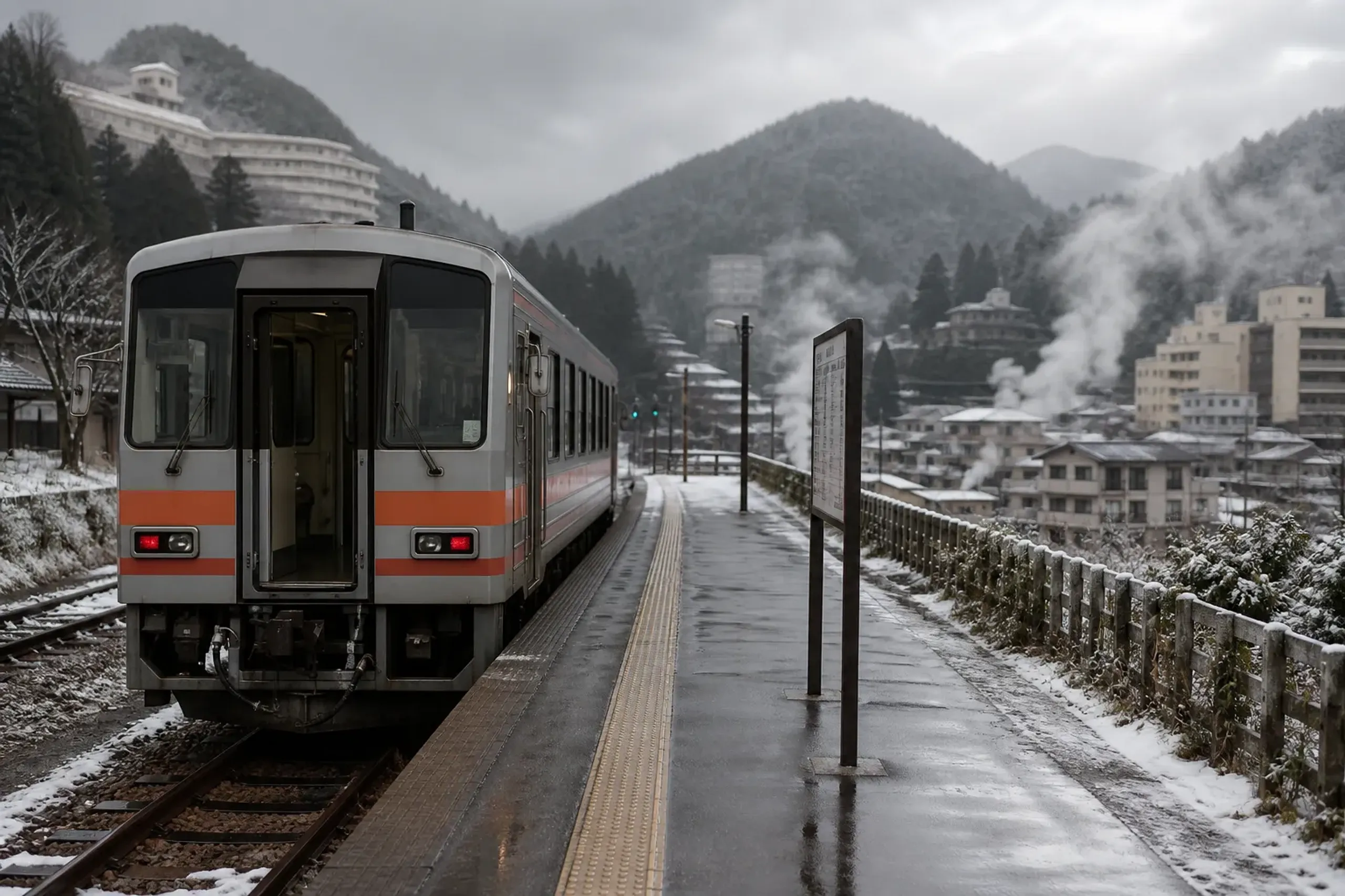 Gero Station is on the JR Takayama Main Line, and