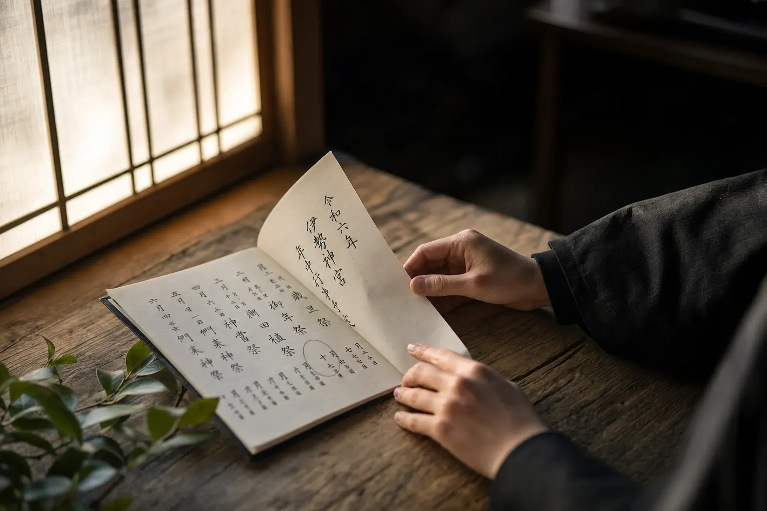 Ise Jingu publishes an official “Rituals and Events” calenda