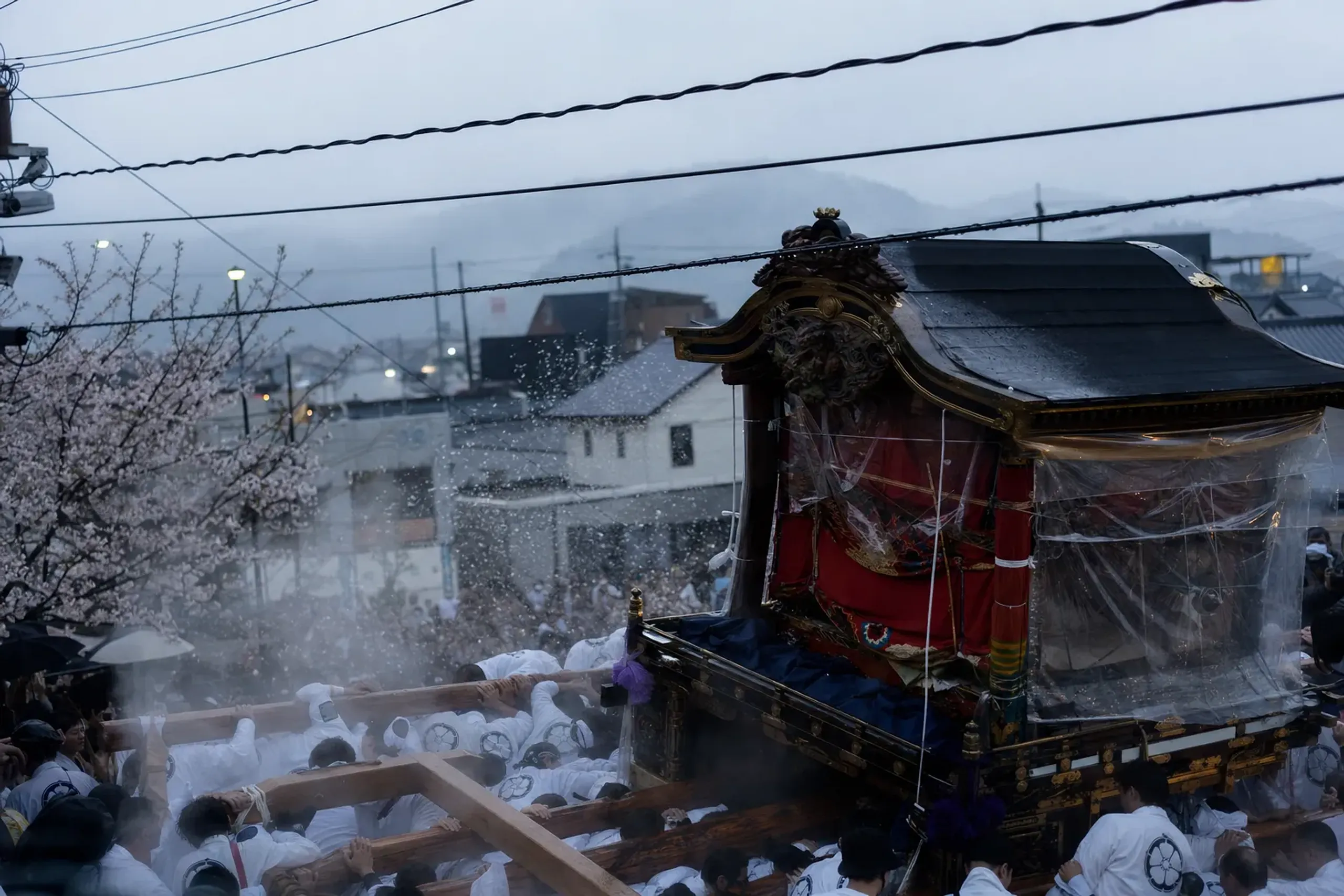 Hakata Gion Yamakasa is held annually from 1 July to