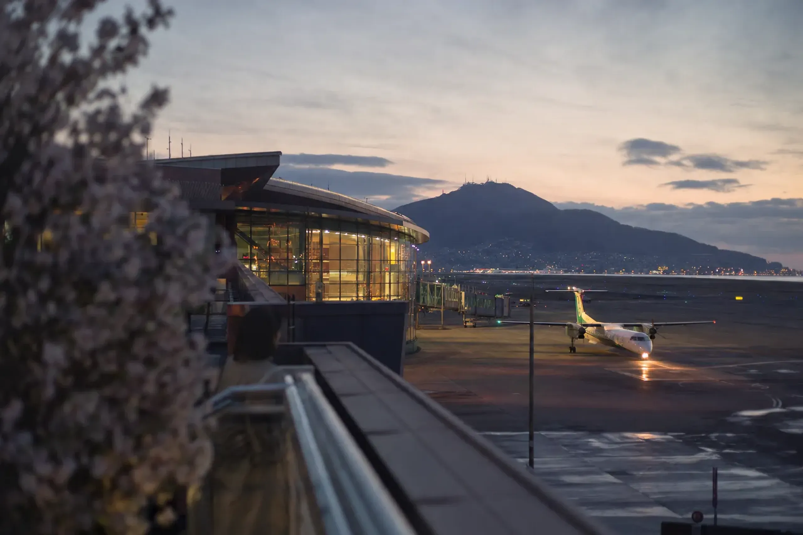 For getting into and out of the city: Hakodate Airport