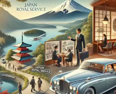 Private hot spring Japan Royal Service specializes in crafting bespoke travel experiences, ensuring that your time in Hakone is both luxurious and unforgettable. បទពិសោធន៍ ឯកជន ជាមួយនឹងទេសភាព ភ្នំហ្វូជិ ដ៏អស្ចារ្យ