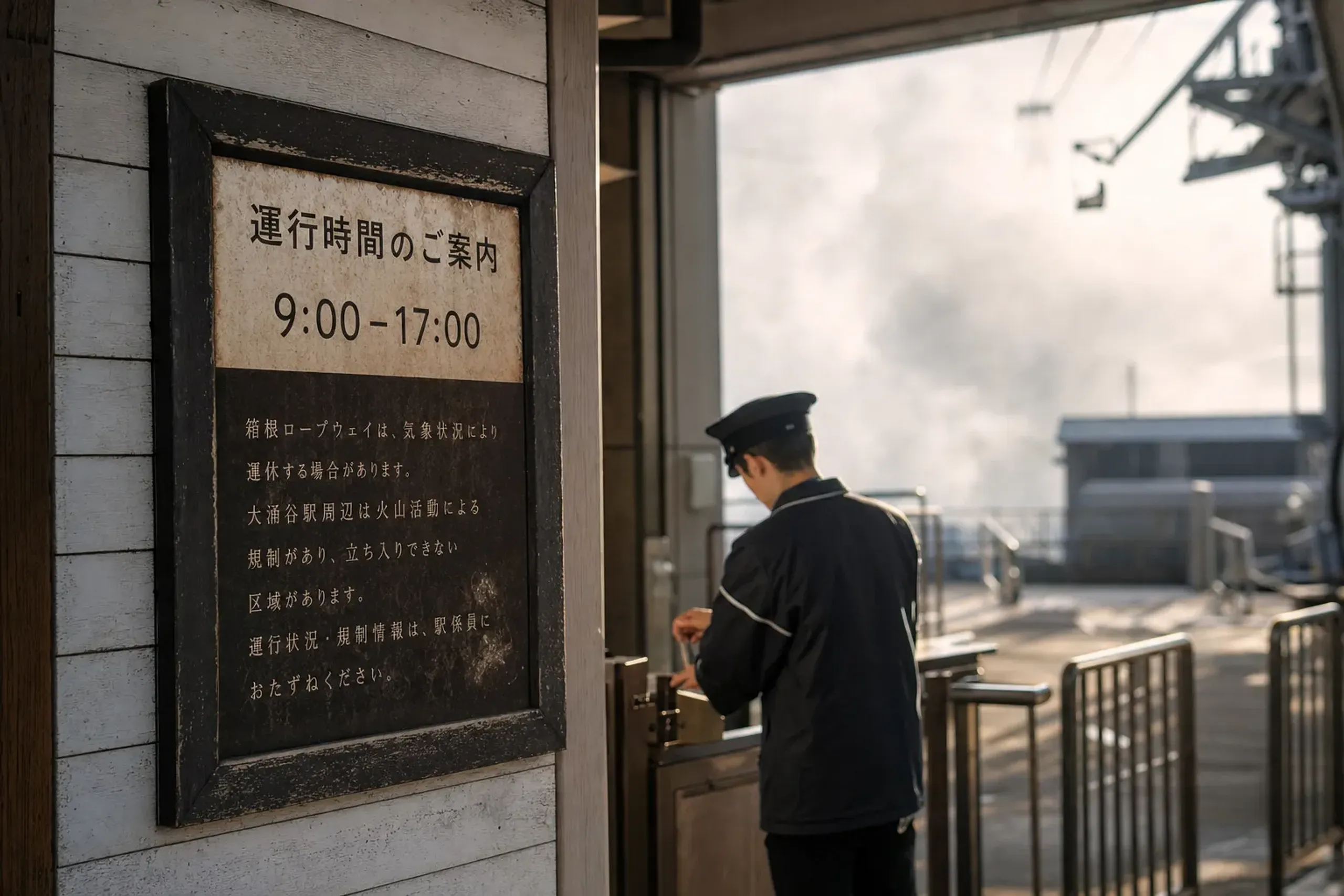 Operating hours are typically 9:00 to 17:00 from February to