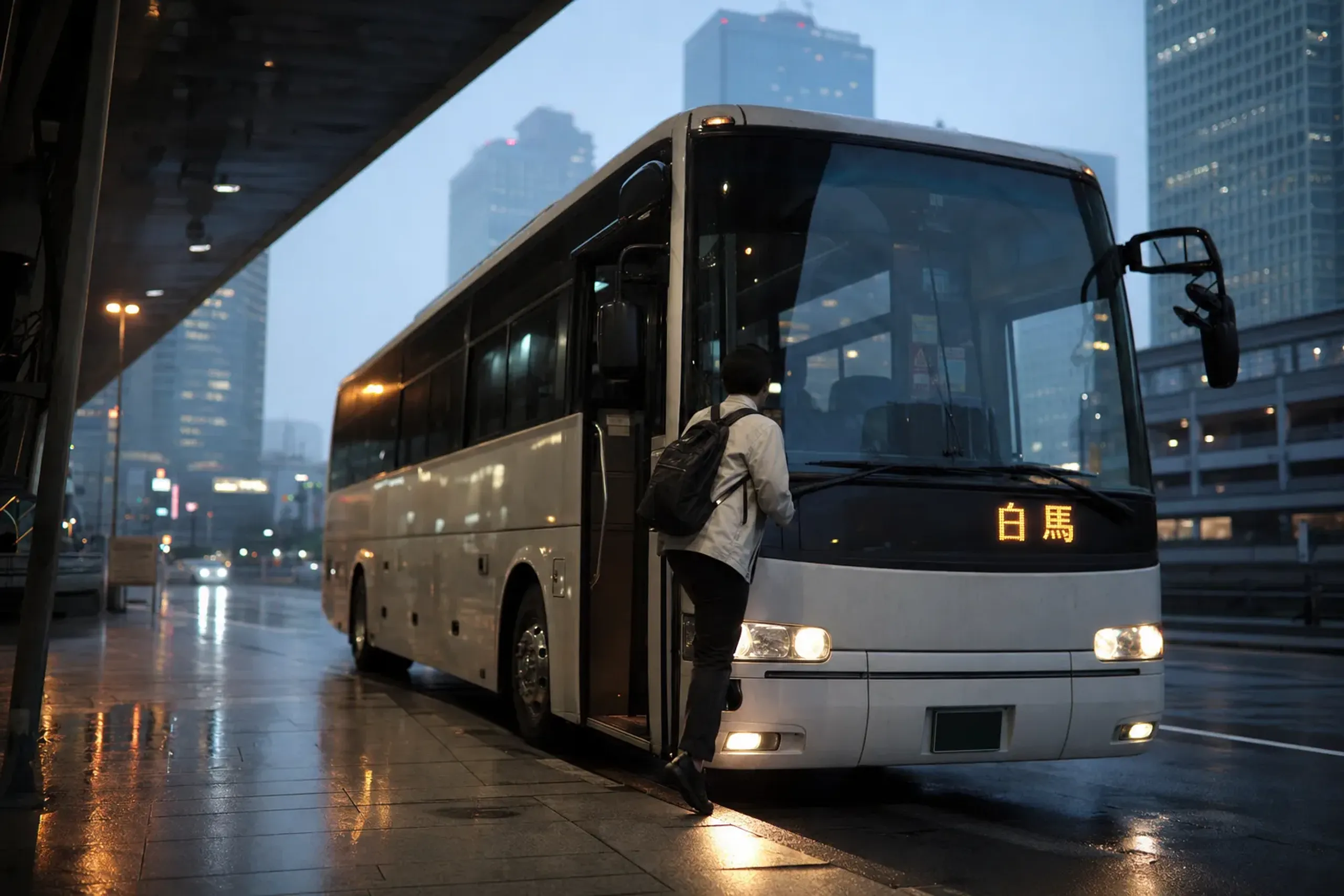 There is also a direct highway bus from Shinjuku to