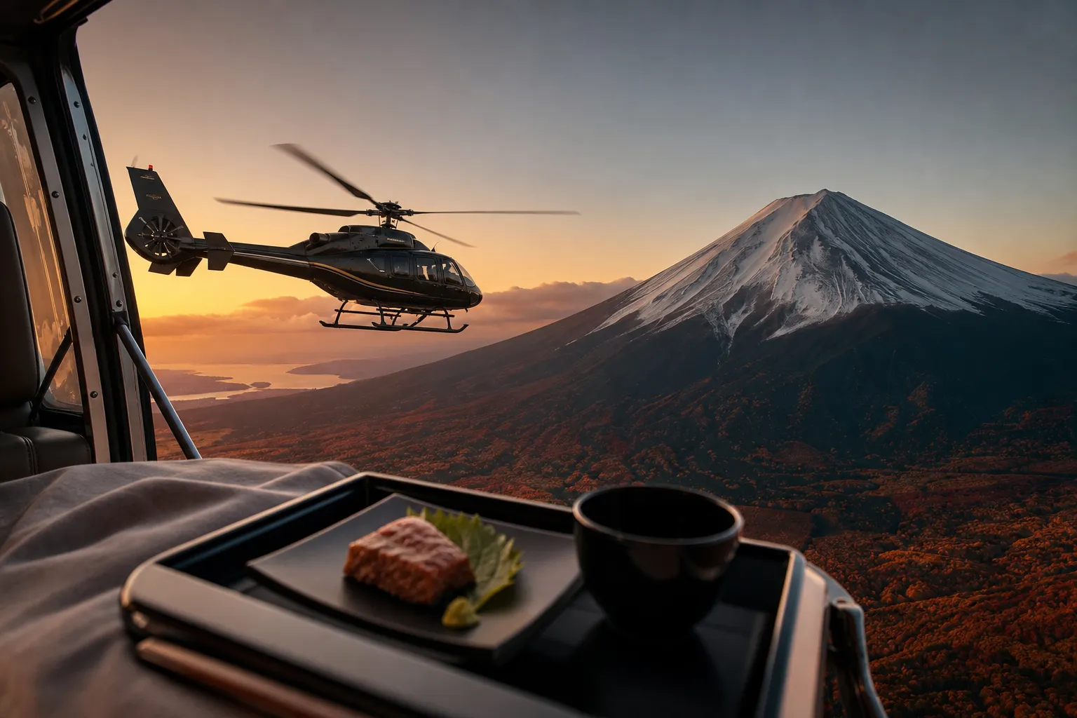 Helicopter Travel and Stunning Culinary Luxury You’ll Love in Japan