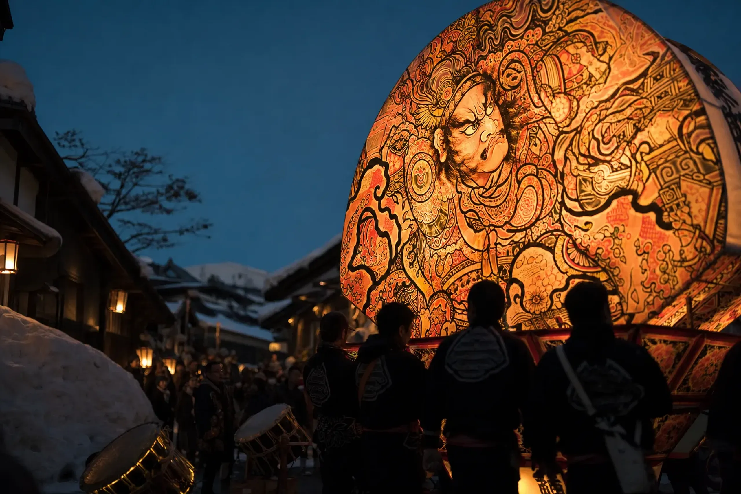 On the evening of 7 August, Hirosaki has traditionally prese