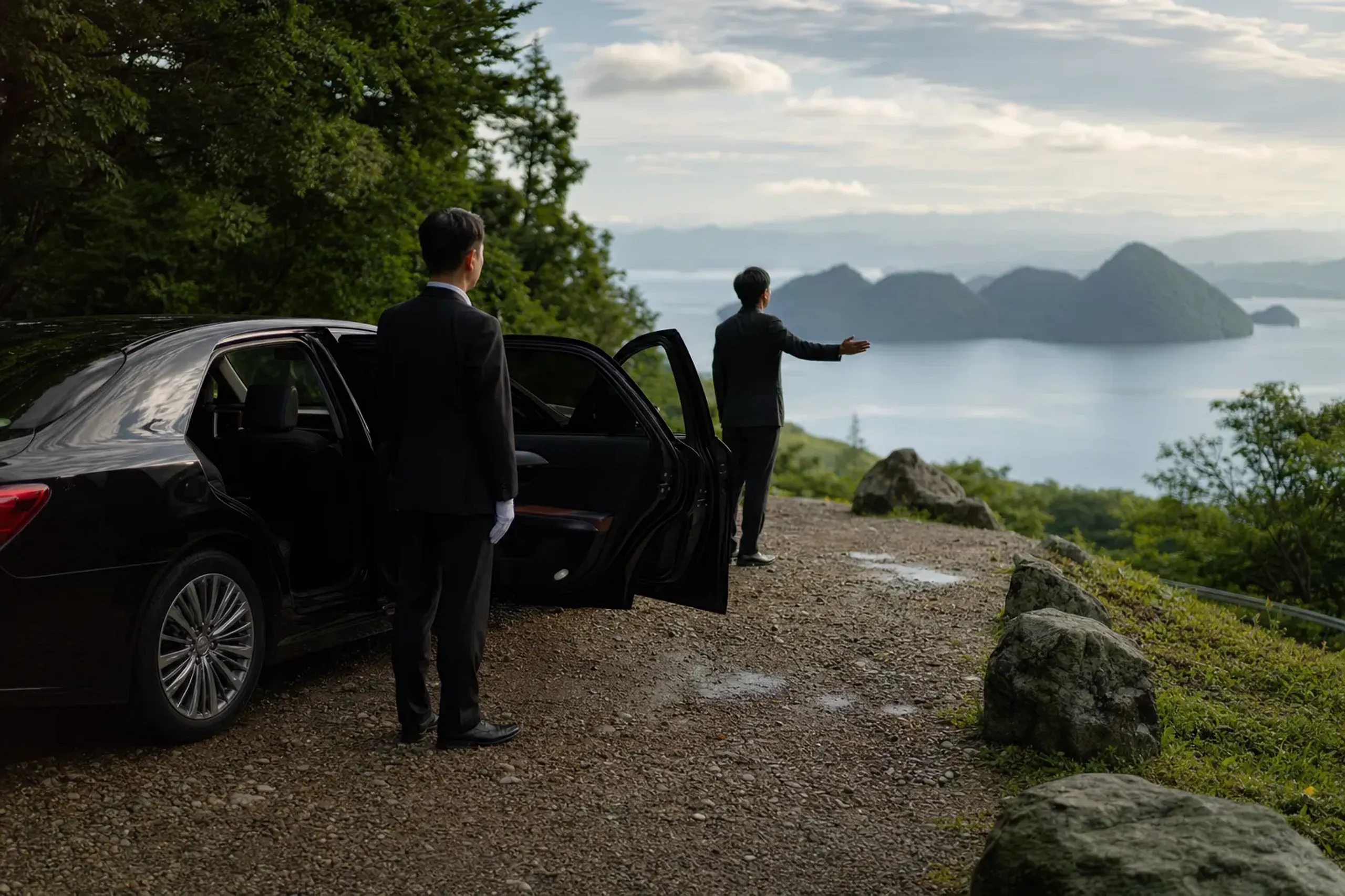 In our approach, driver and guide are separate roles. A