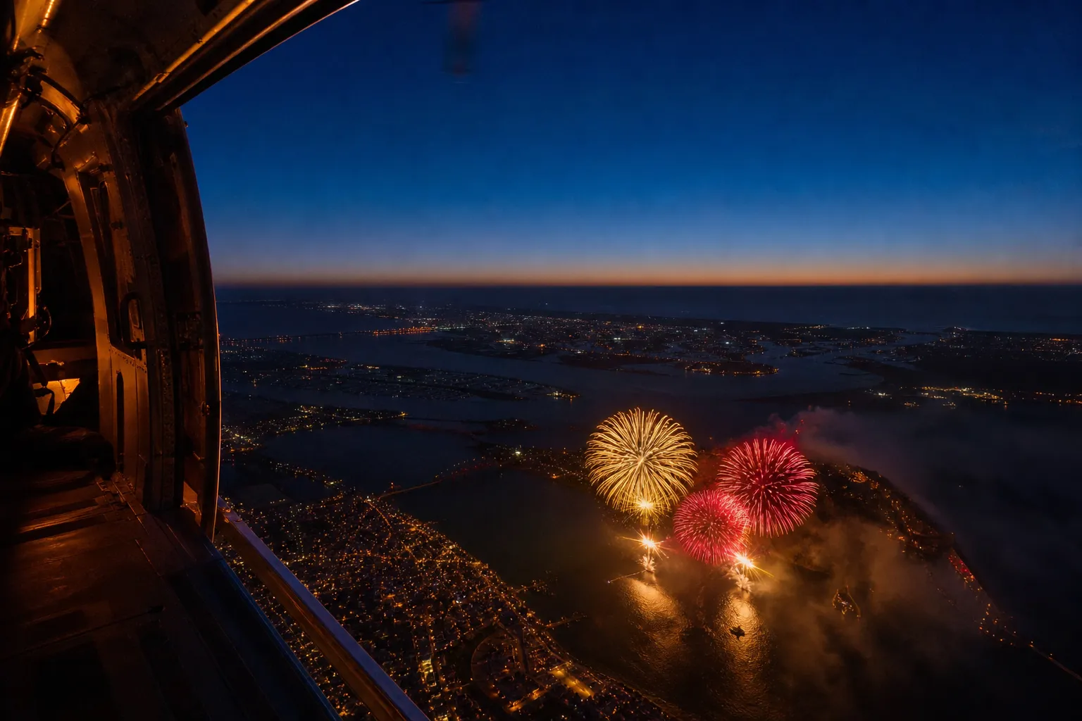 Indulge in Fireworks from the Sky