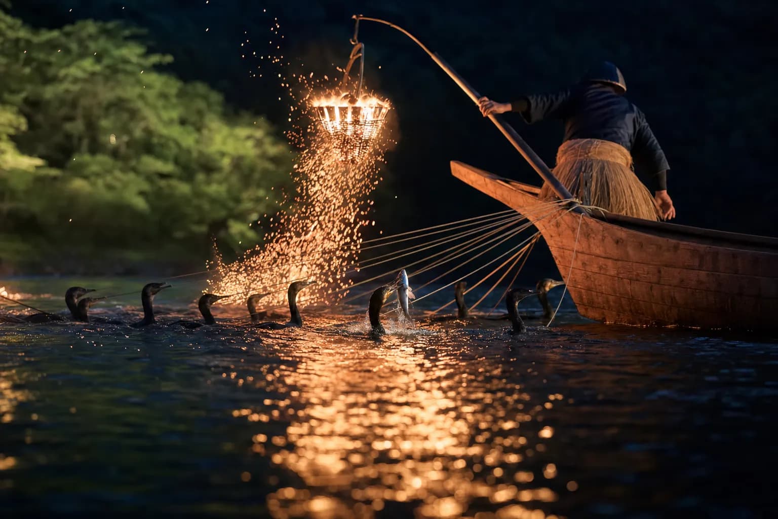 Japan After Dark: Cormorant Fishing with JRS