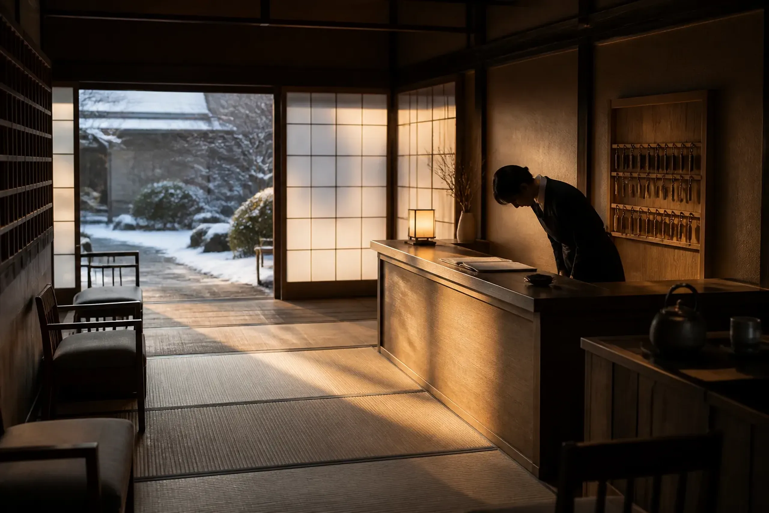 Peak pressure is not only tourism. Japan has real staffing