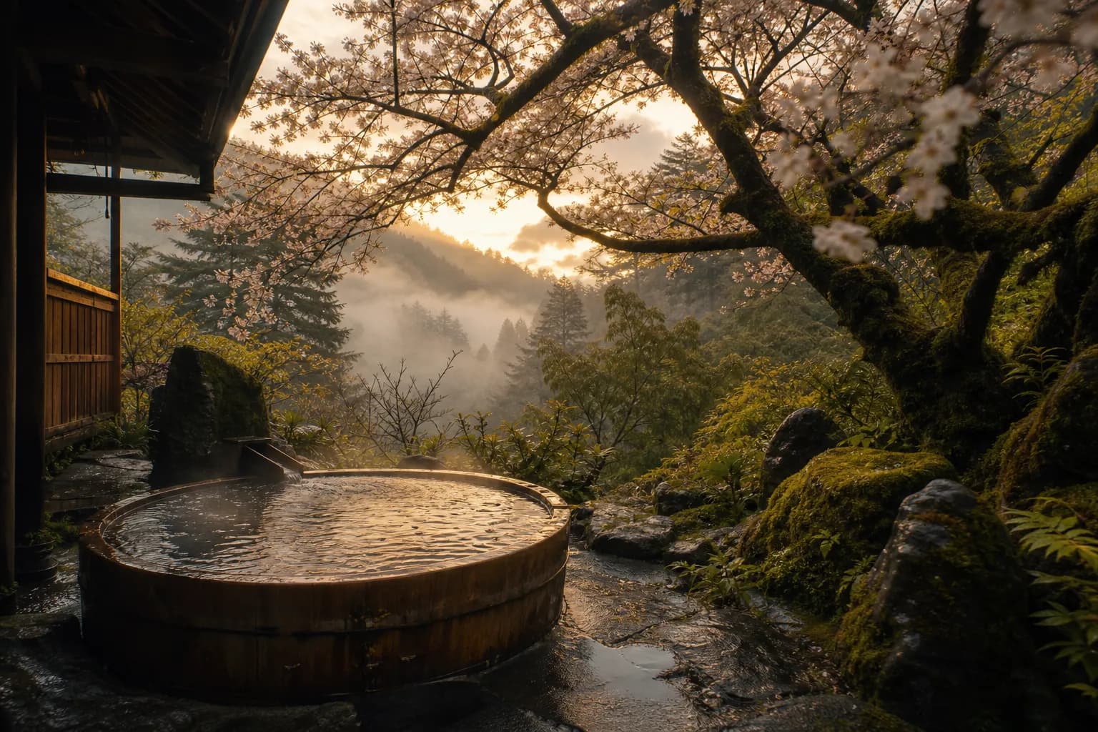 Japan Travel: Rare, Hidden Sakura-Onsen Inns for Private Time