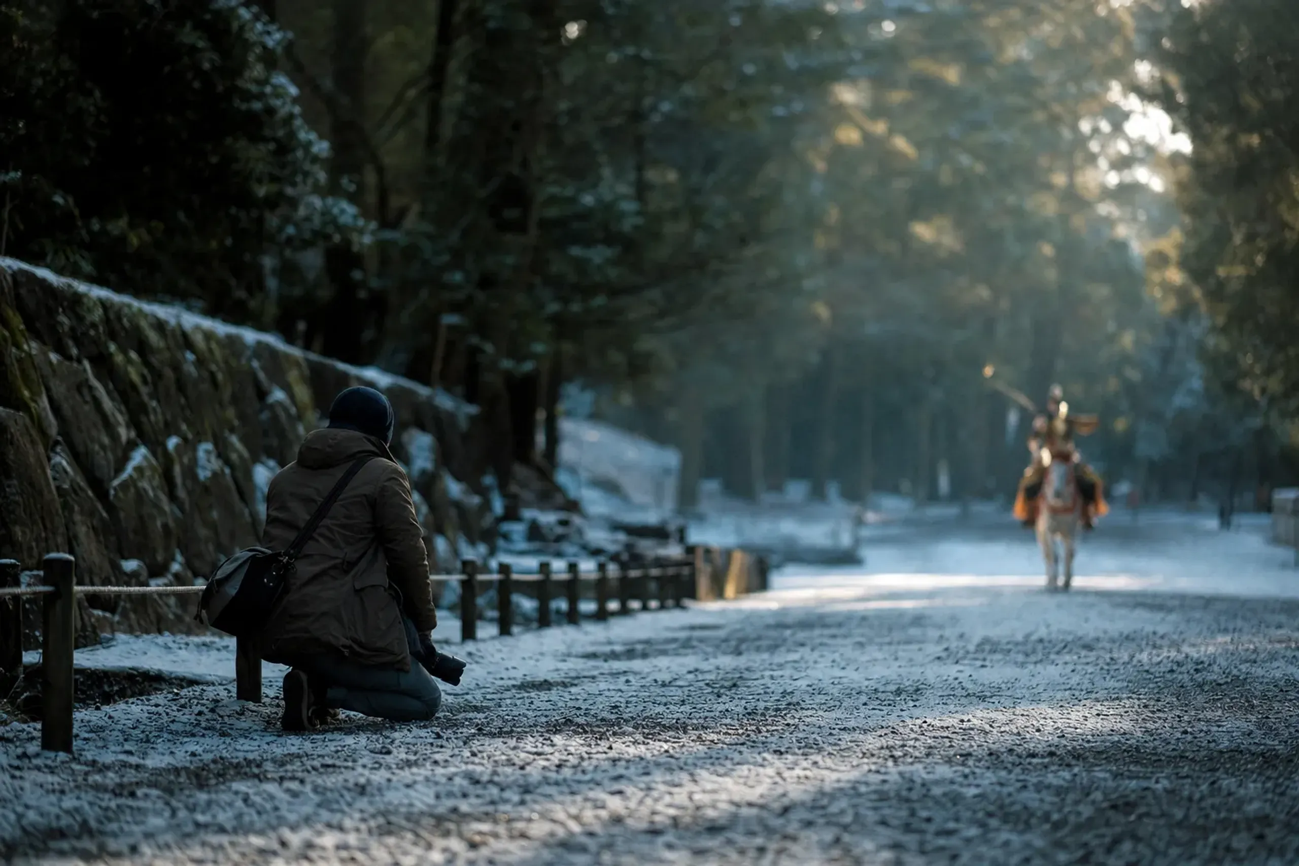 If you plan to photograph, keep your presence small. Step