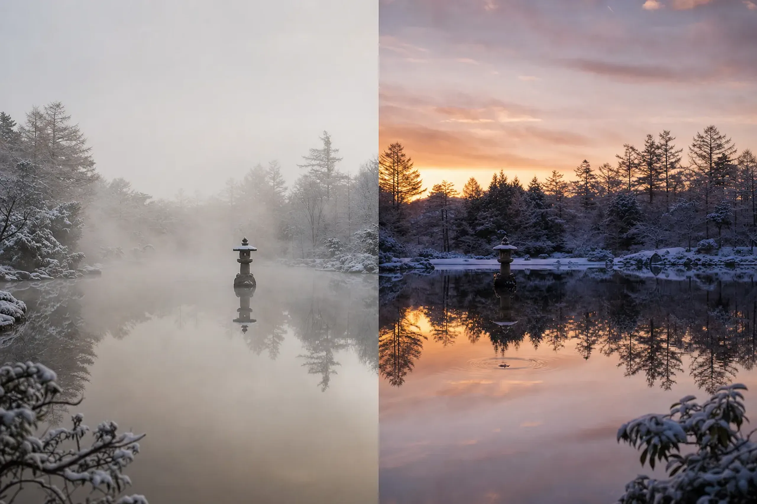 For a one-night stay, we suggest using the pond twice.