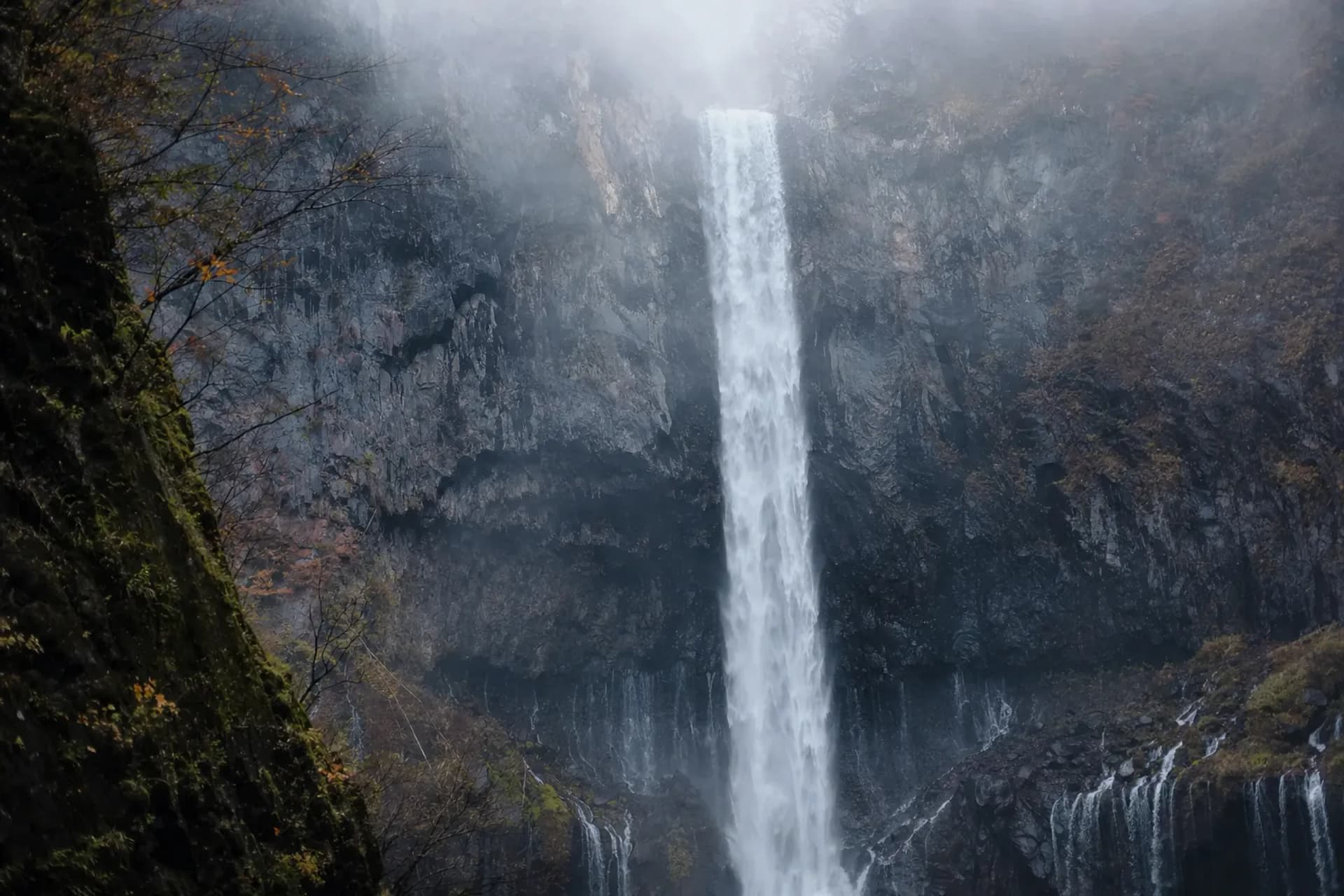 Kegon Falls: A Waterfall Backing Into Its Lake