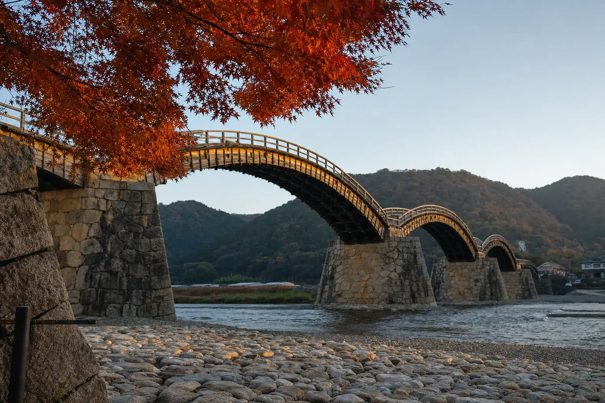That choice tells you something. Iwakuni was a modest domain