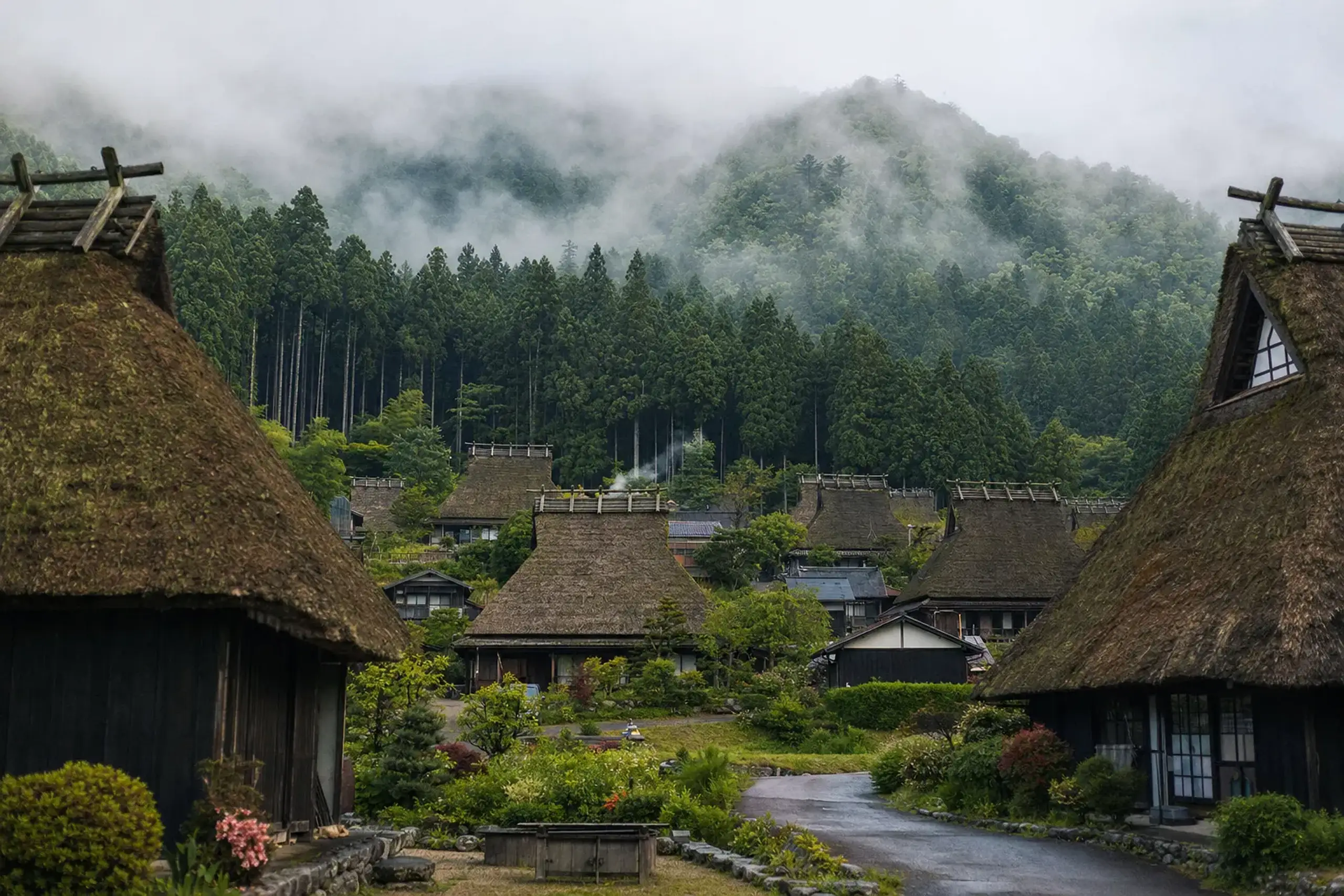 Miyama sits in Nantan City, in the mountains of central