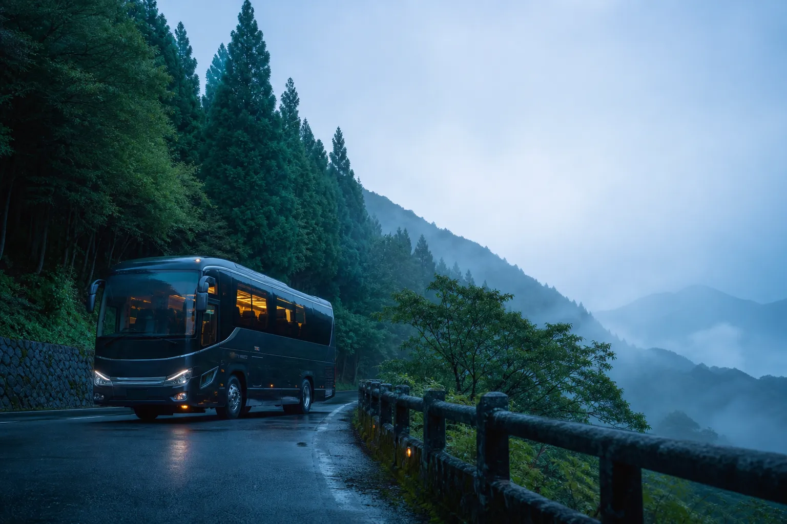 Luxury Bus Japan Tour Experience