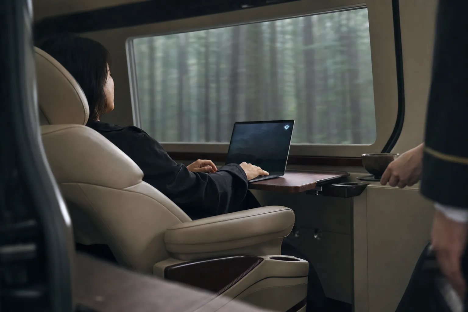 Travel in a Sprinter in connect wifi