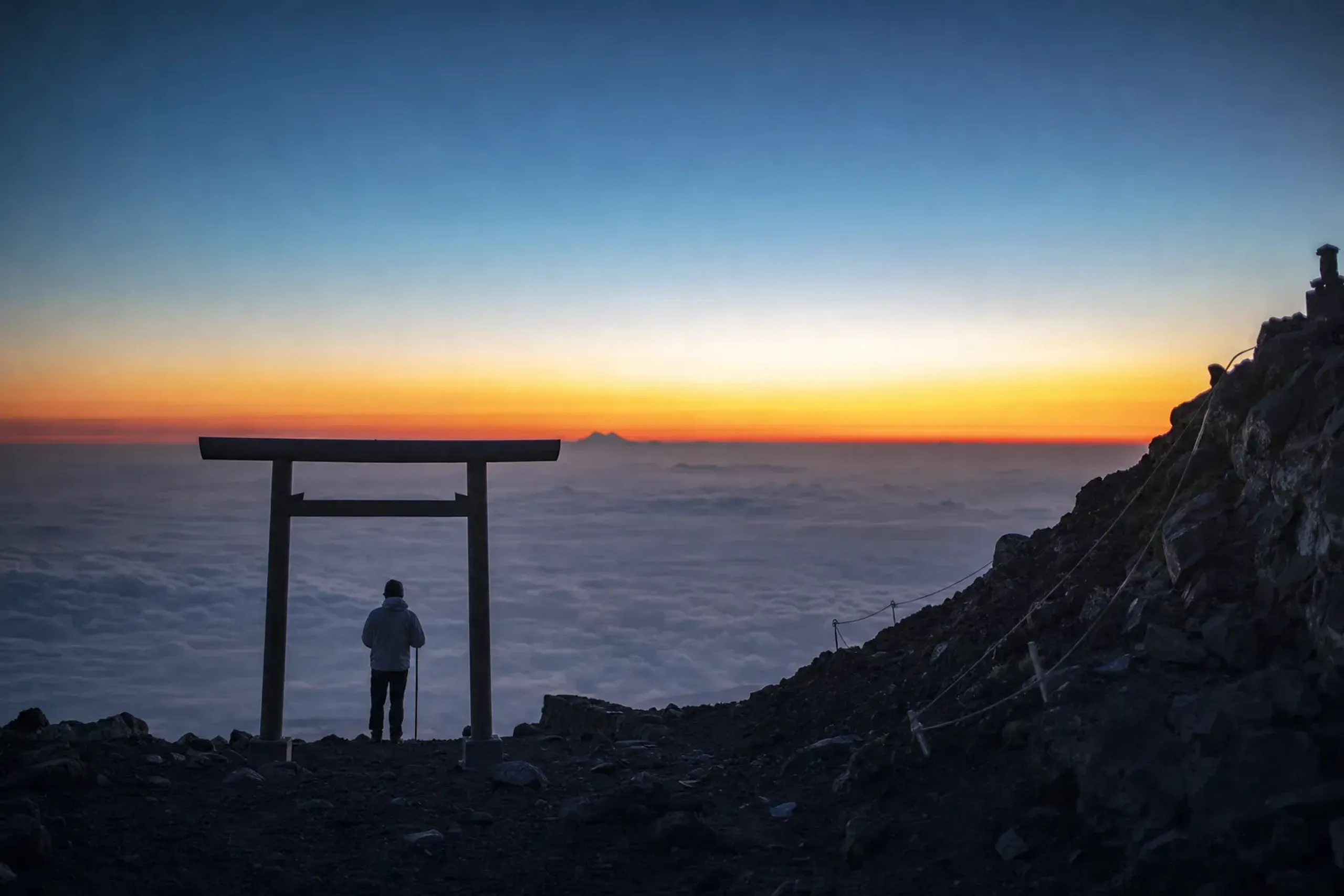 One line on why people have climbed here for centuries: