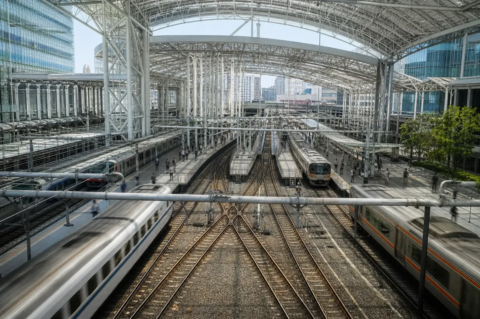 Nagoya Station is where four separate railway networks meet