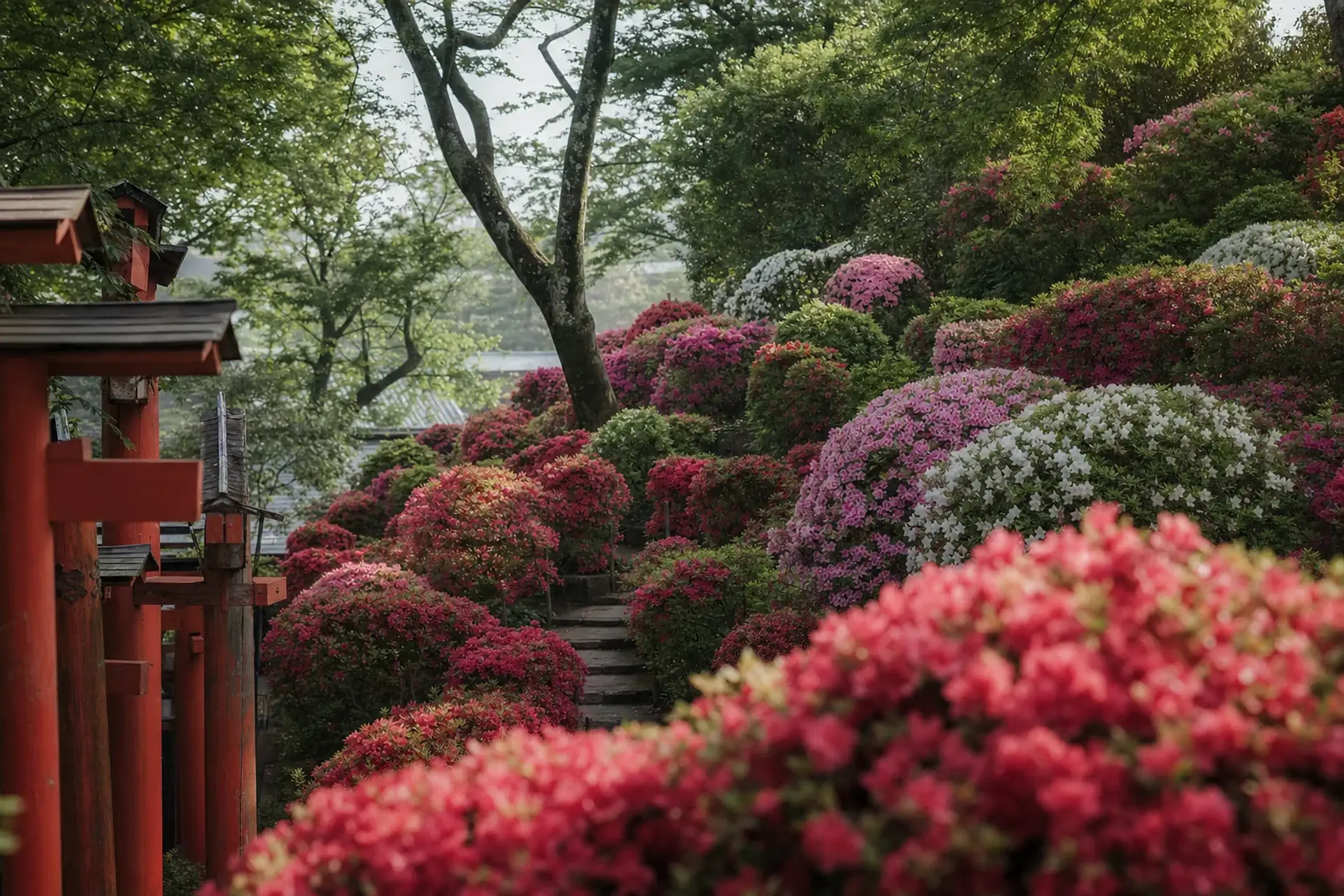 We plan a Nezu Shrine azalea visit by timing a