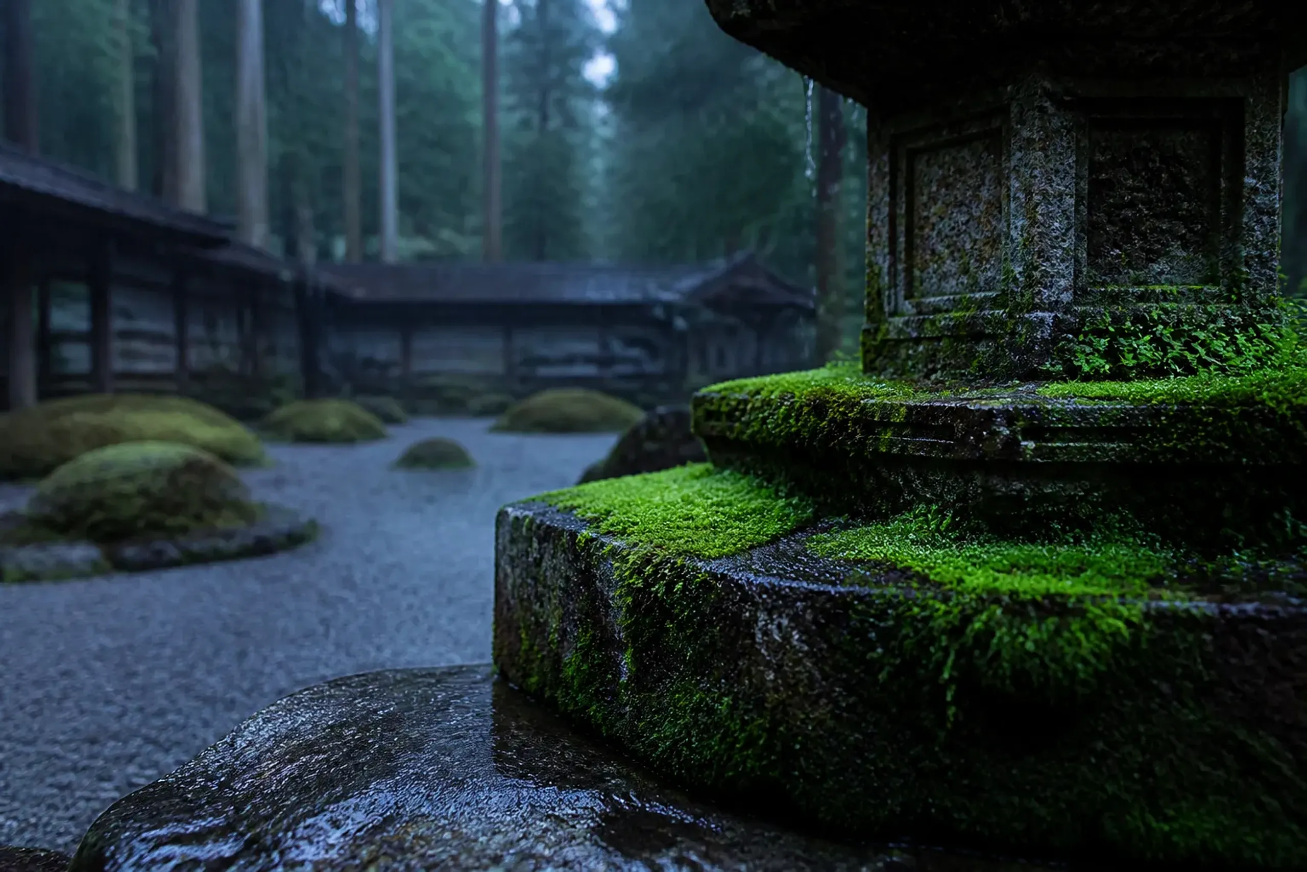 Moss, Stone, And Gardens That Need Damp