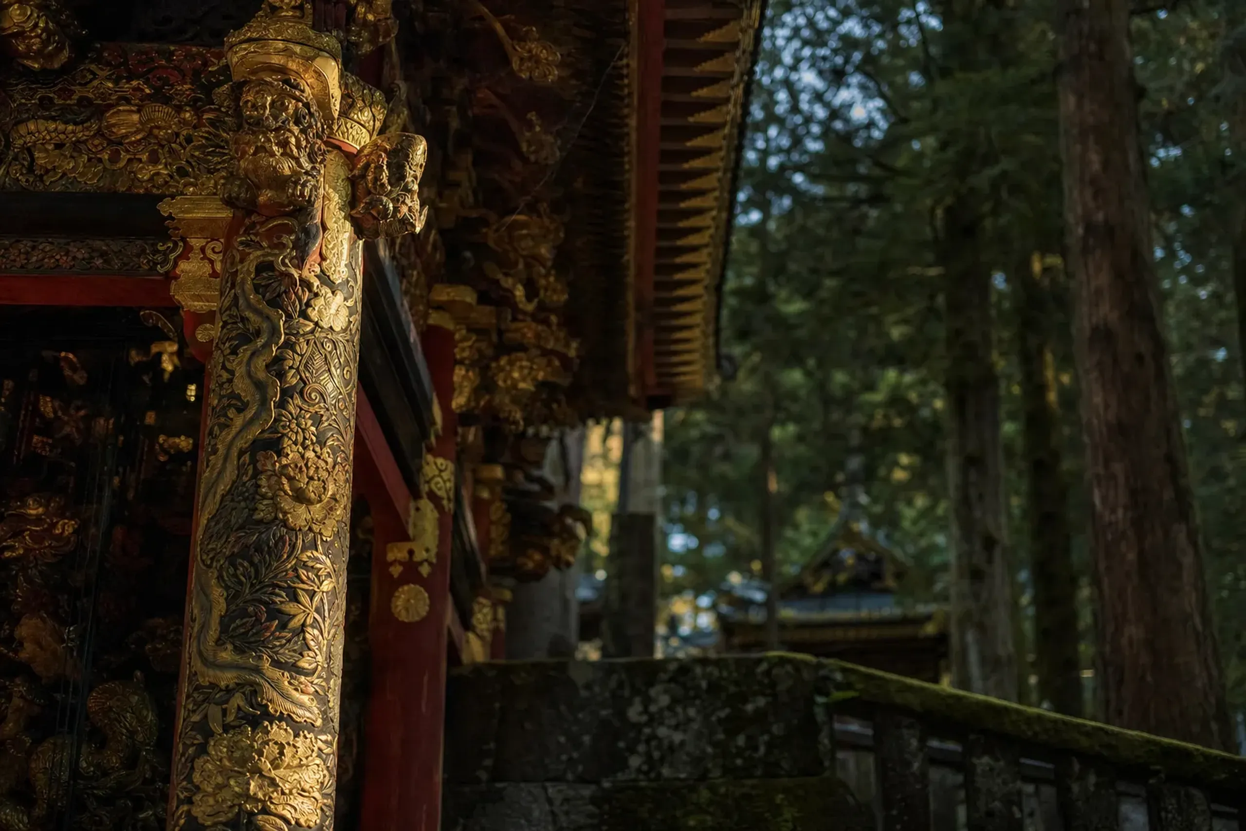 Nikkō Tōshō-gū, Futarasan Shrine, and the Buddhist temple Ri