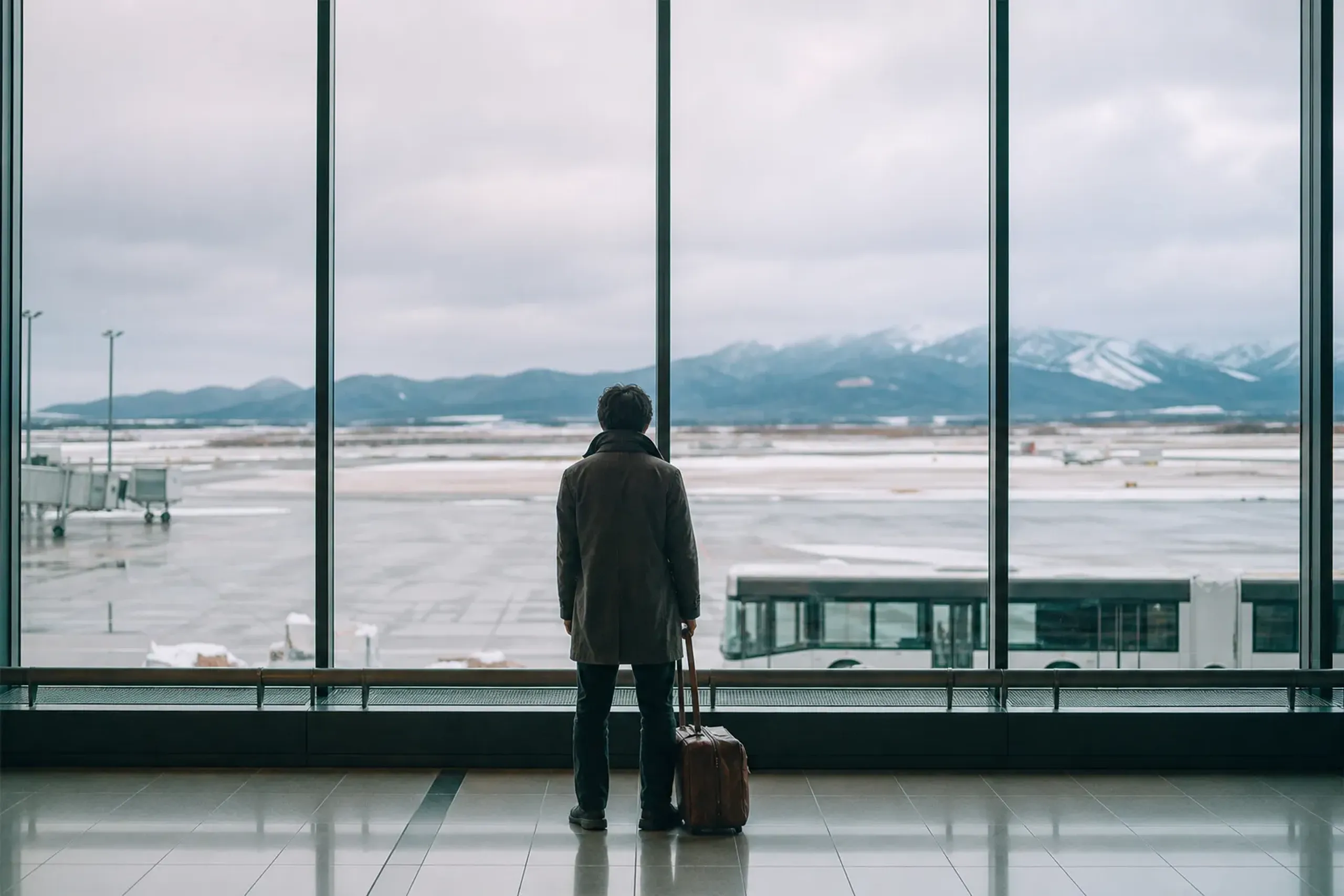 New Chitose Airport sits roughly 2.5 to 3 hours from