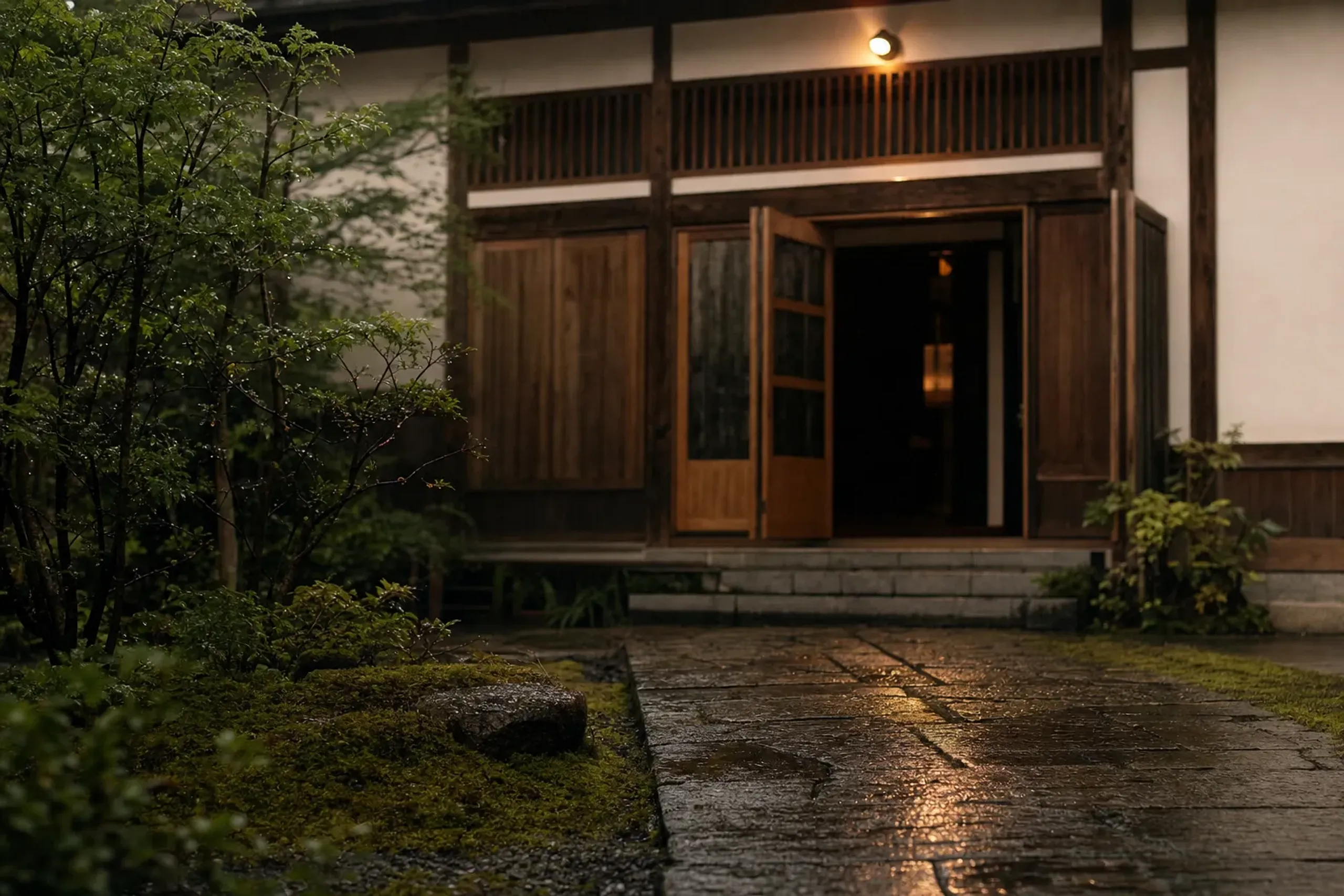 The Suzu Theater Museum building in Suzu City, reopened and restored after long earthquake-damage closure