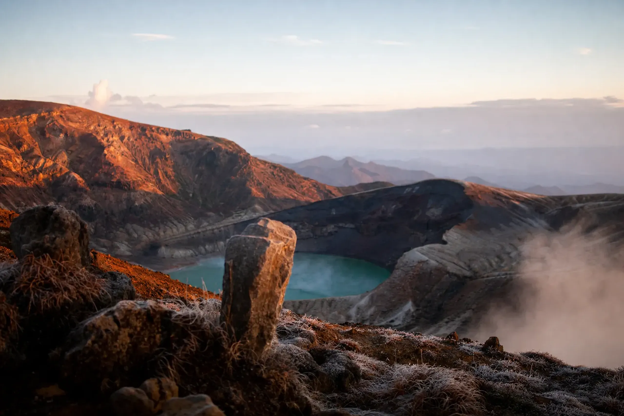 Okama Crater Lake in October: Last Month Before Road Closes