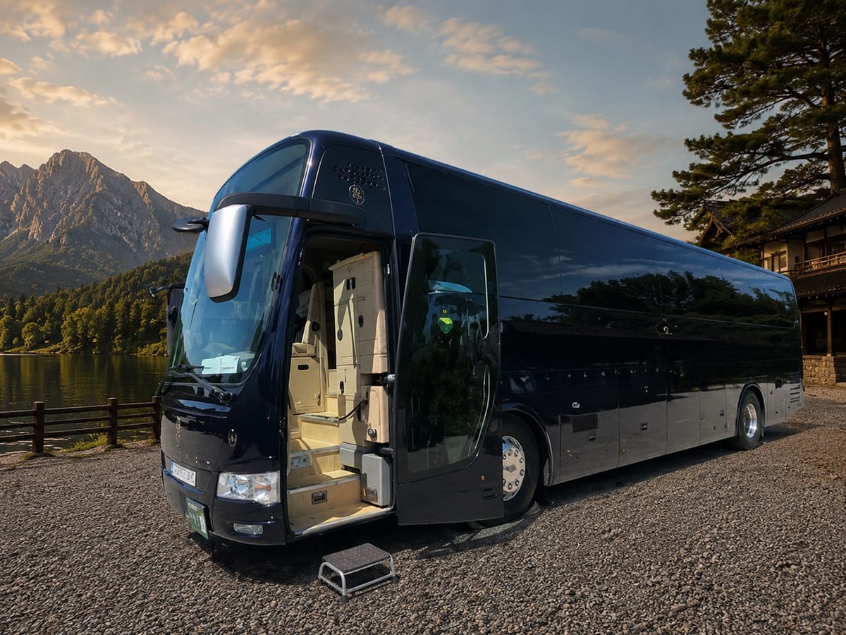 Grand Class coach — Hino Selega for large groups