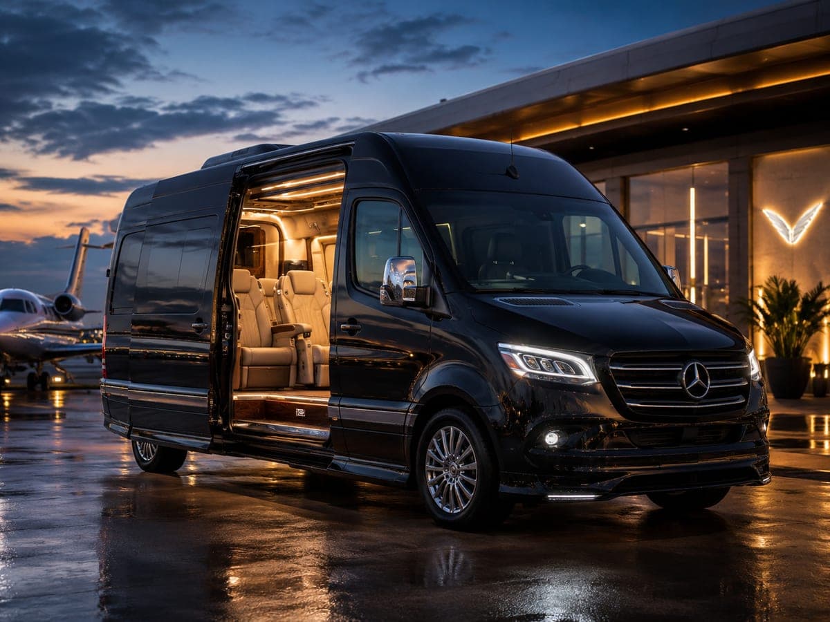 Mercedes-Benz Sprinter — high-roof premium van