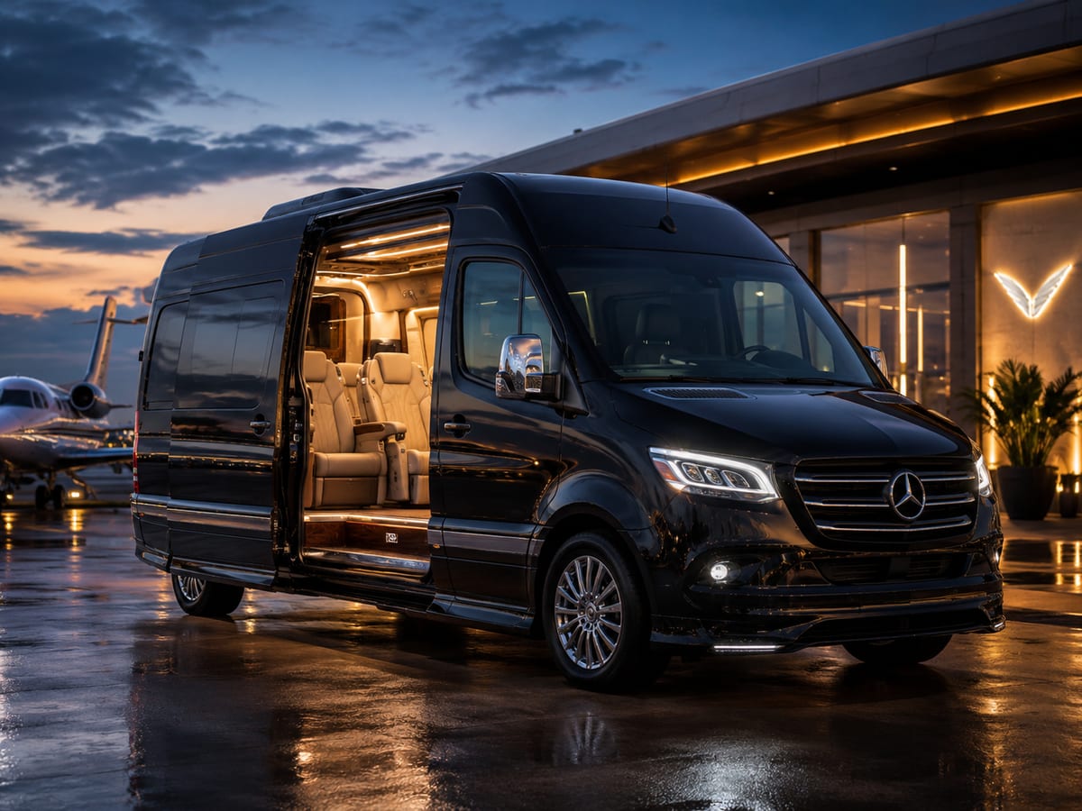 Mercedes-Benz Sprinter — high-roof premium van