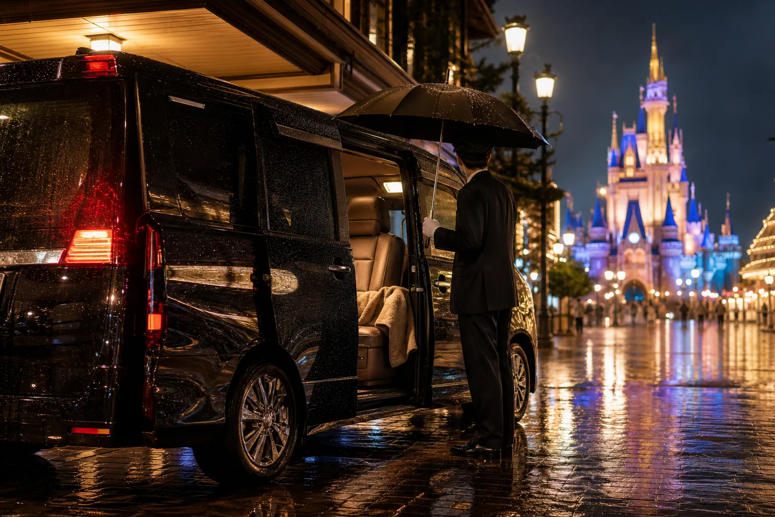 Luxury chauffeured minivan in Tokyo for private transfers