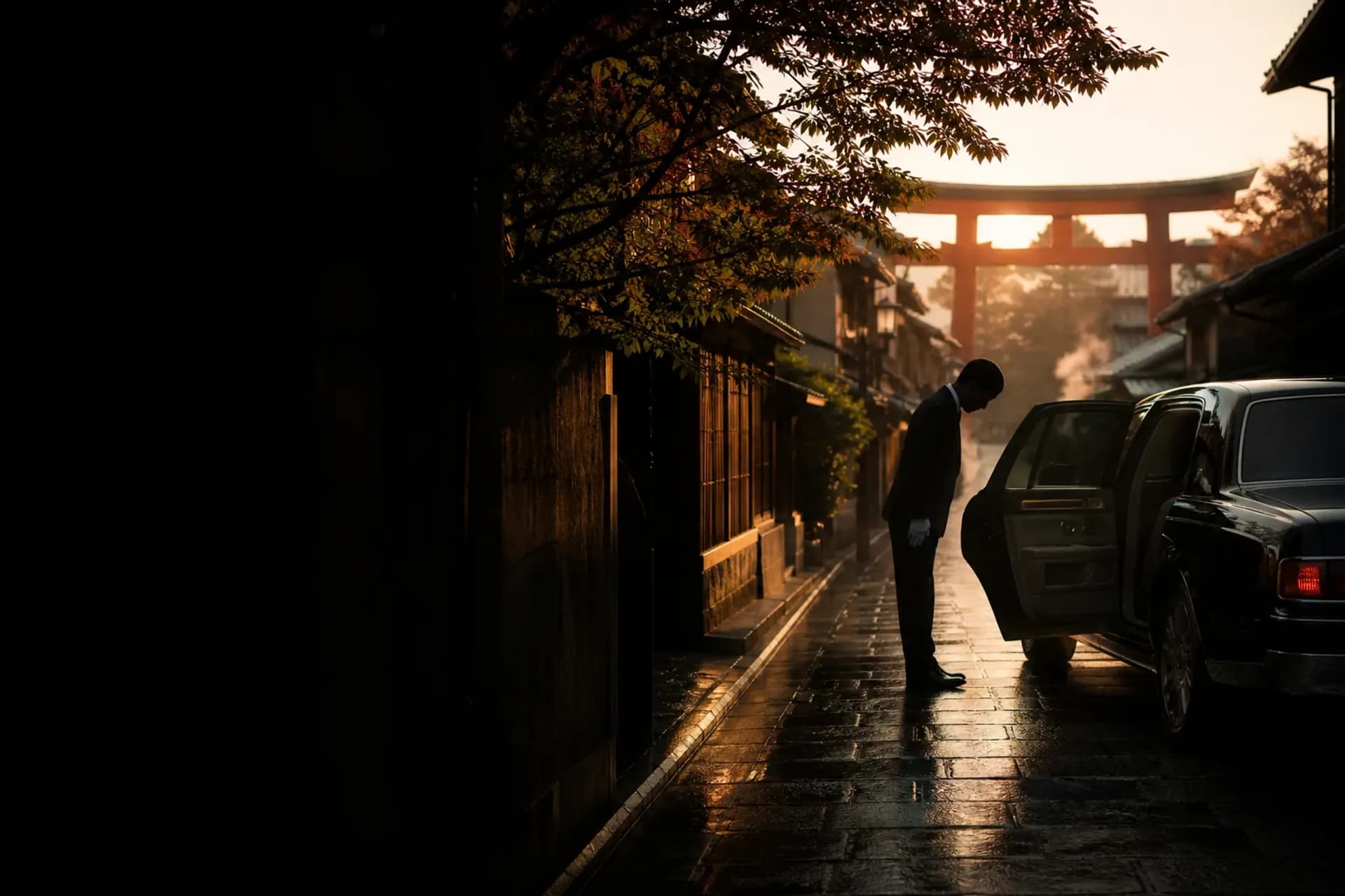 Kyoto Private English Chauffeurs from Japan Royal Service