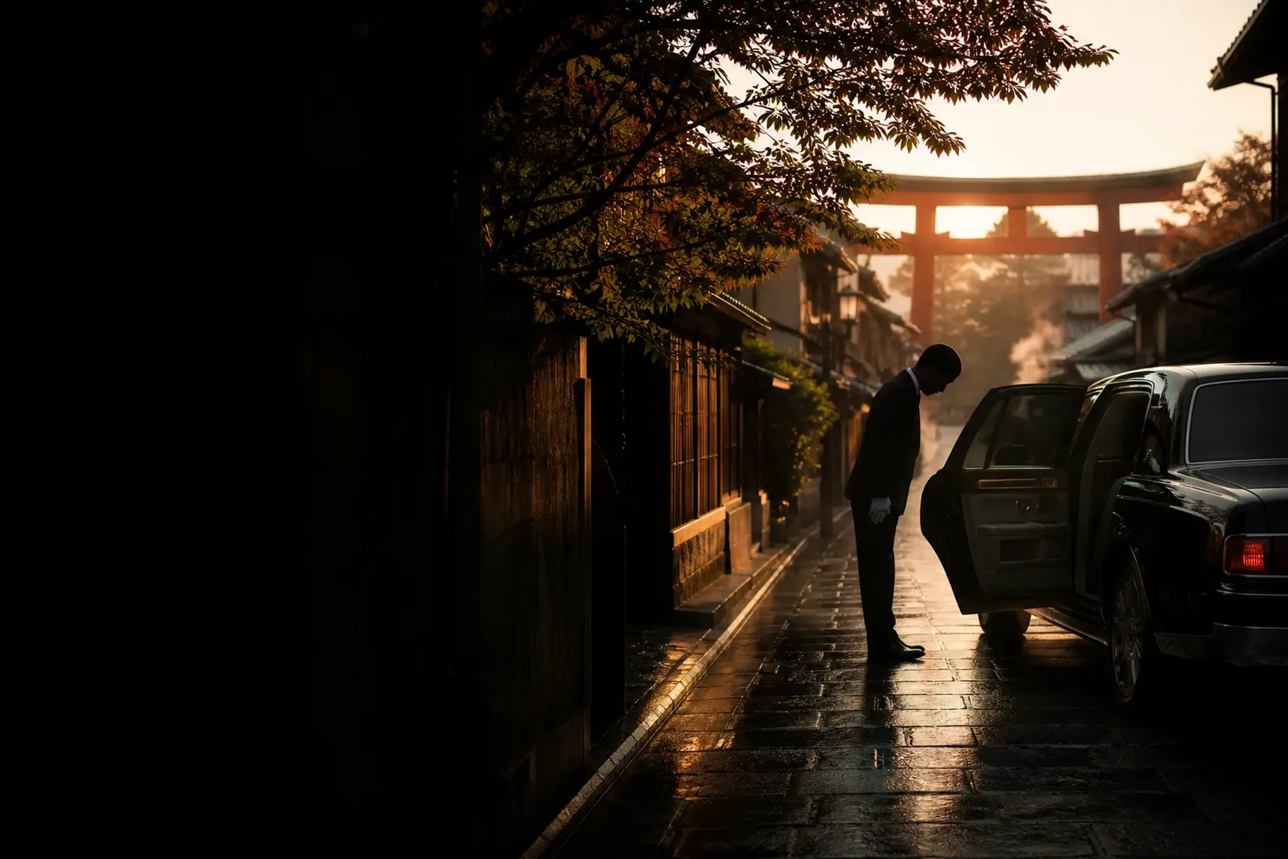 Kyoto Private English Chauffeurs from Japan Royal Service